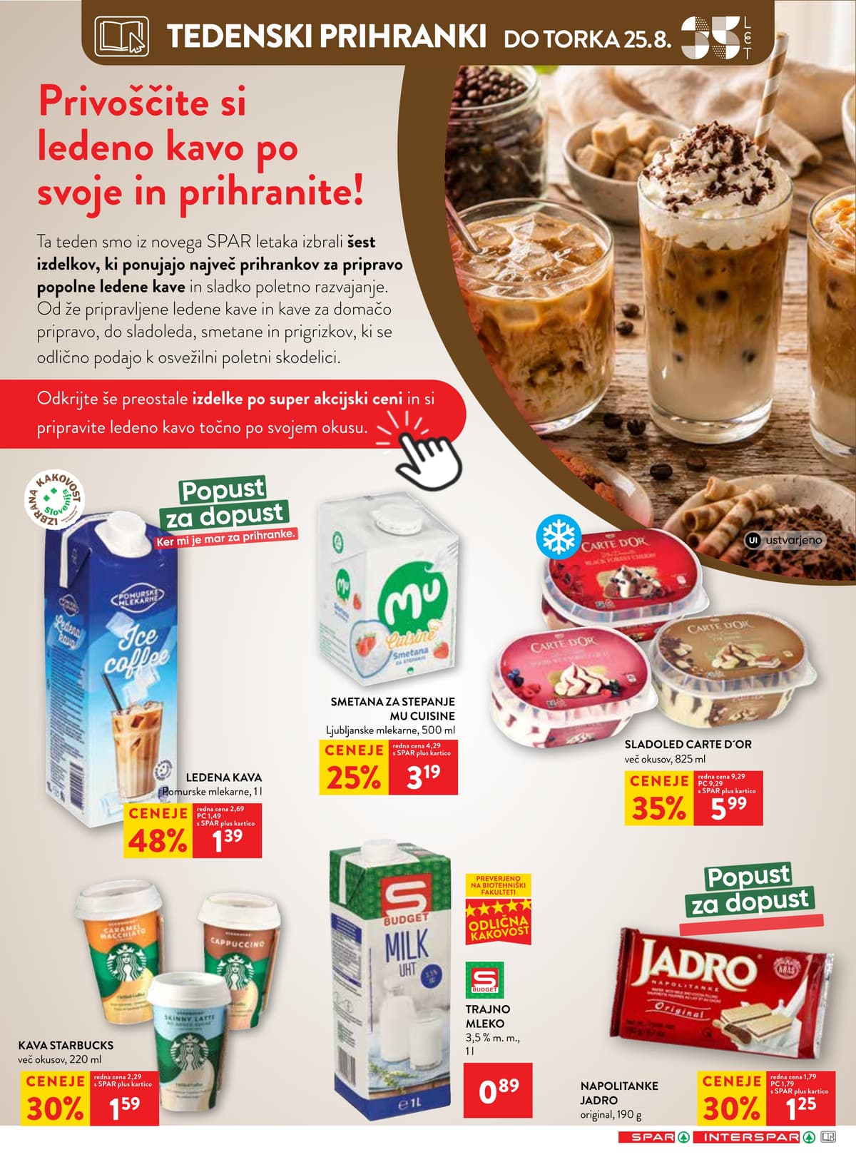 Stran 19. Spar kataloga - Akcijska Ponudba od 16.08.2026.