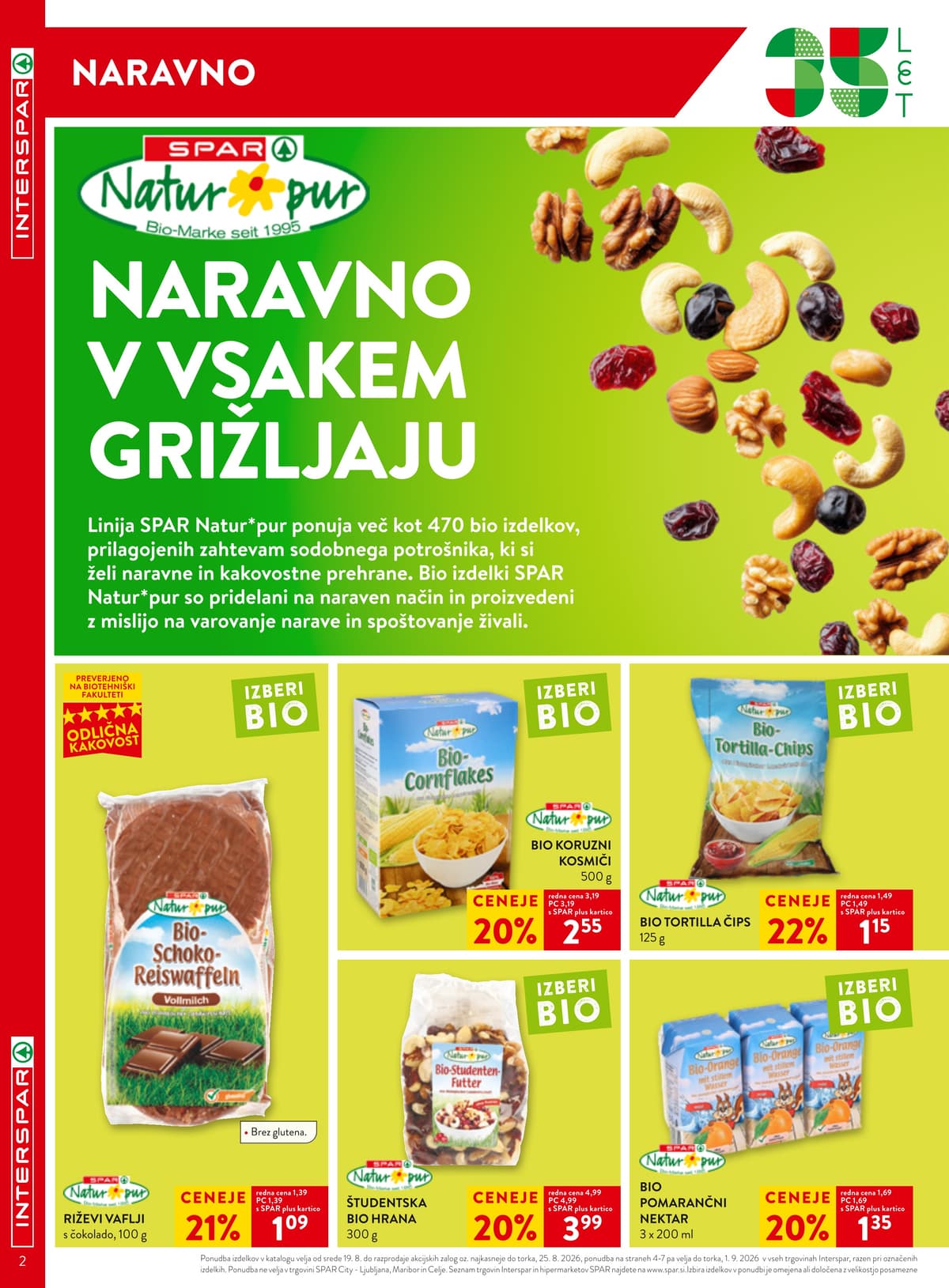 Stran 2. Spar kataloga - Interspar Akcijska Ponudba od 16.08.2026.