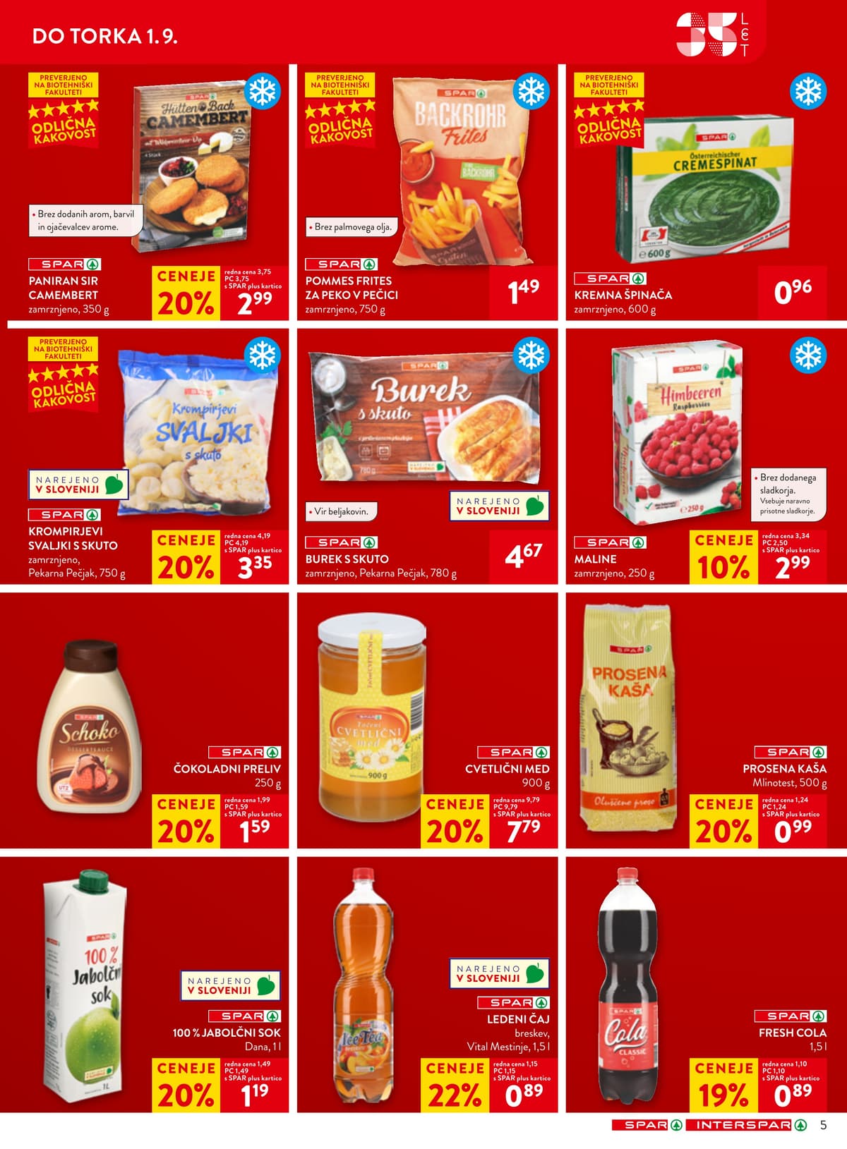 Stran 5. Spar kataloga - Akcijska Ponudba od 24.08.2026.