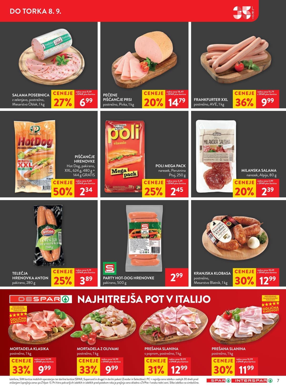 Stran 9. Spar kataloga - Akcijska Ponudba od 30.08.2026.