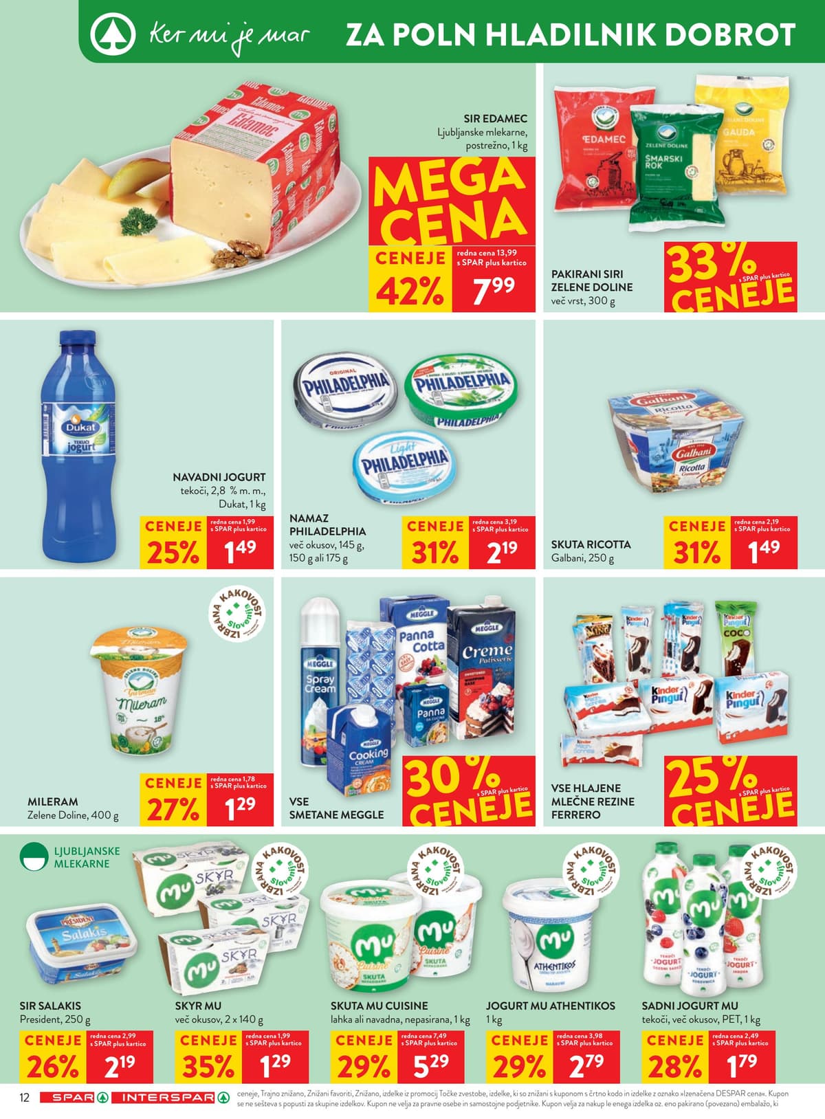 Stran 12. Spar kataloga - Akcijska Ponudba od 30.08.2026.