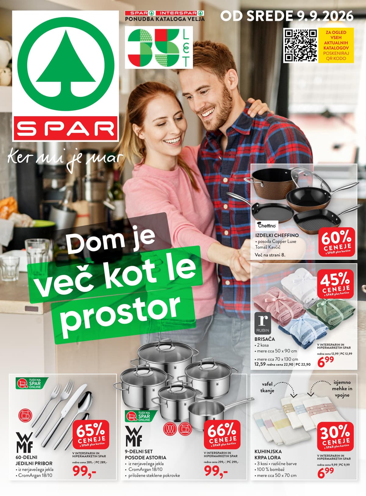 Spar katalog od 09/09/2026 - Dom je več kot le prostor