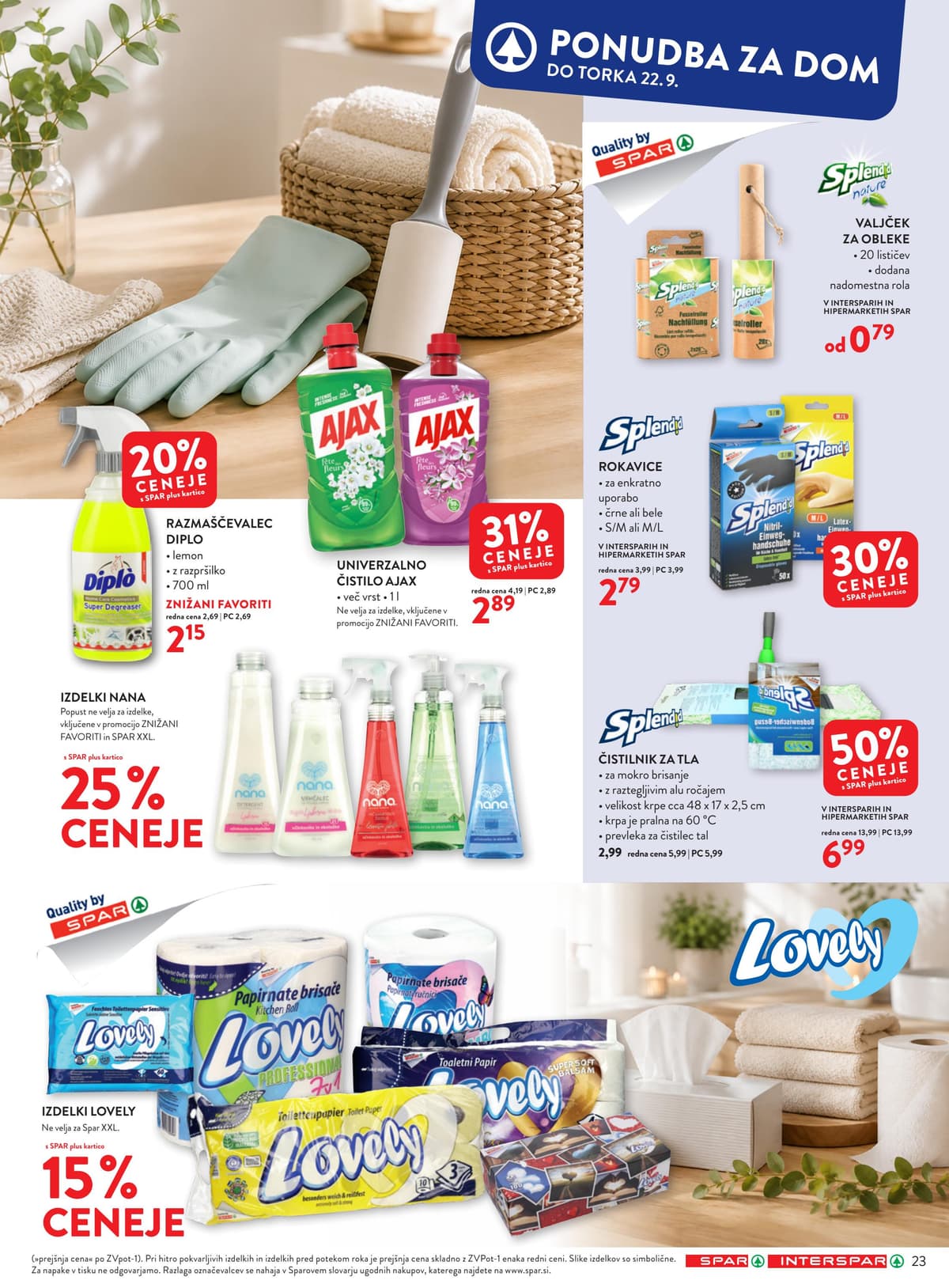 Stran 23. Spar kataloga - Dom je več kot le prostor od 06.09.2026.