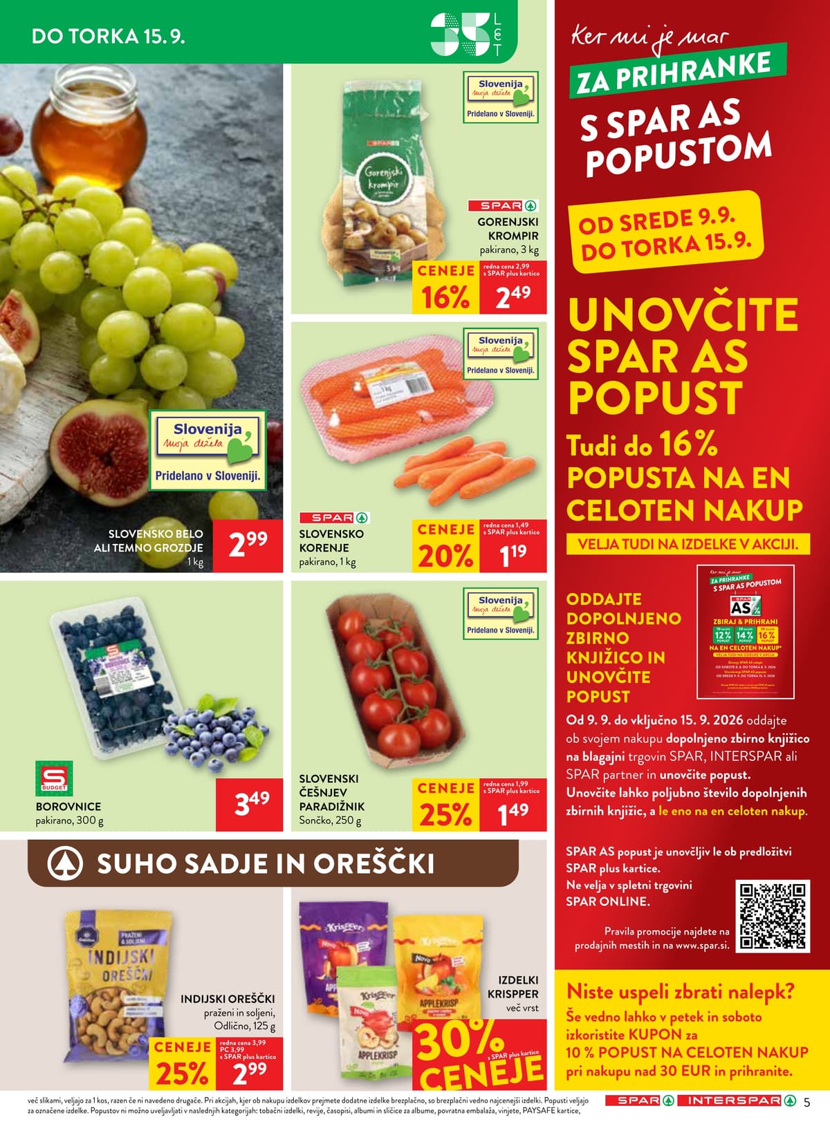 Stran 7. Spar kataloga - Akcijska Ponudba od 06.09.2026.