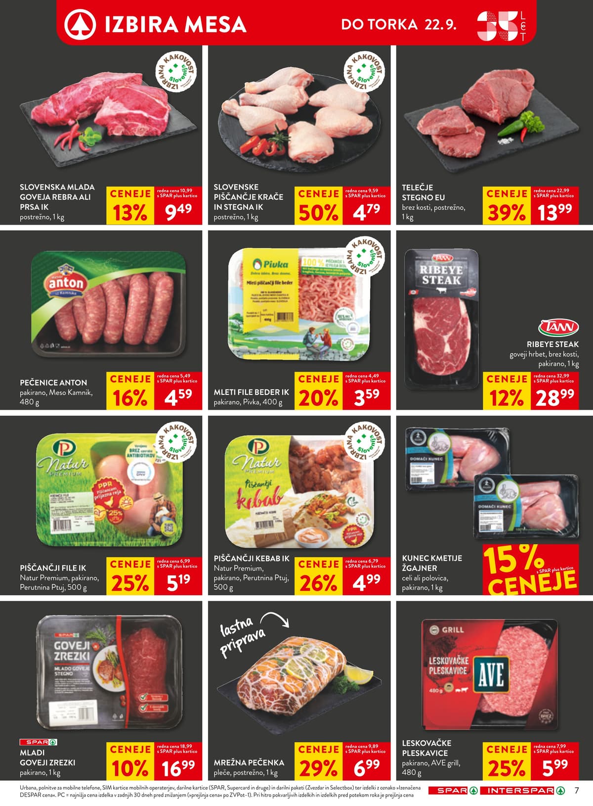 Stran 10. Spar kataloga - Akcijska Ponudba od 13.09.2026.
