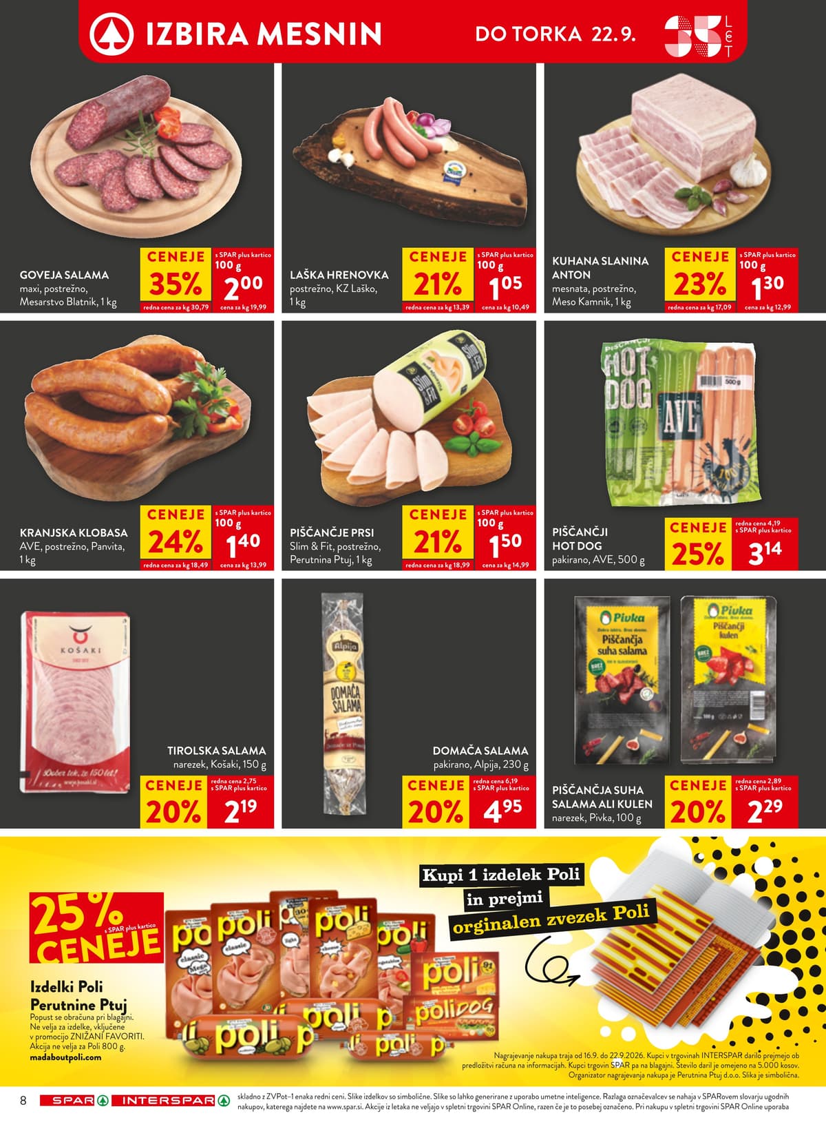 Stran 11. Spar kataloga - Akcijska Ponudba od 13.09.2026.