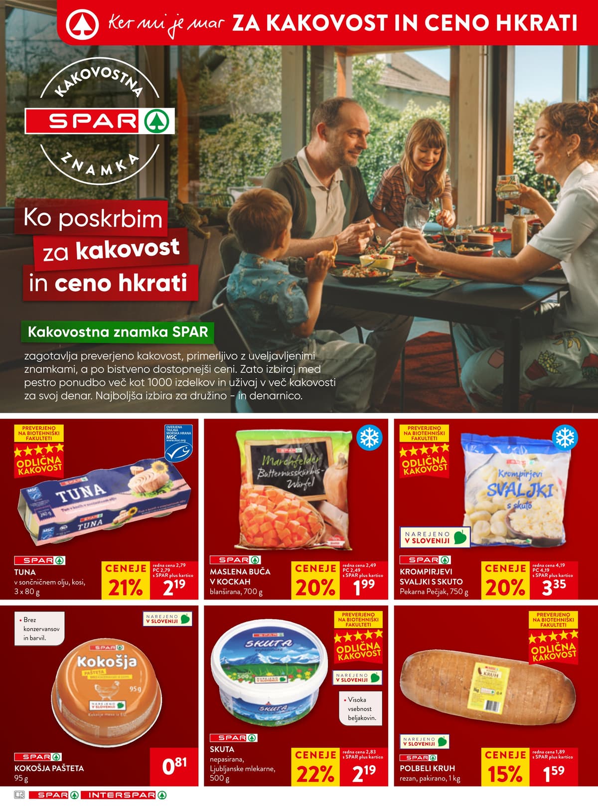 Stran 14. Spar kataloga - Akcijska Ponudba od 13.09.2026.