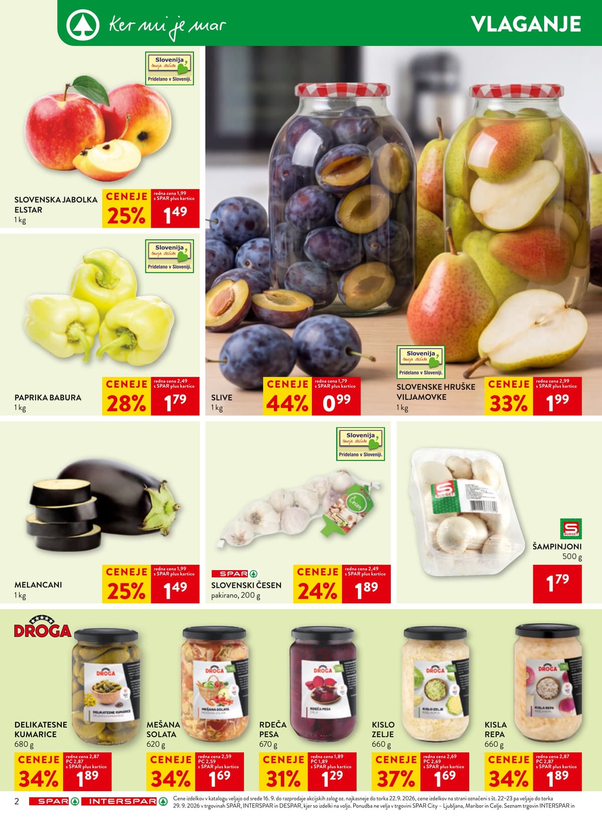 Stran 2. Spar kataloga - Akcijska Ponudba