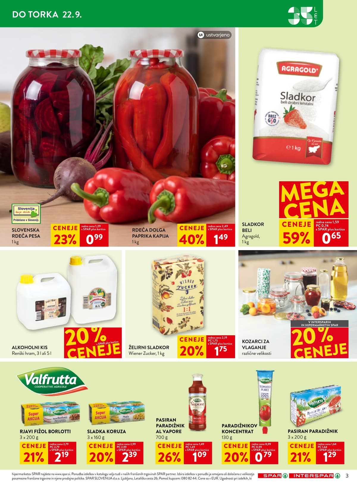 Stran 3. Spar kataloga - Akcijska Ponudba od 13.09.2026.