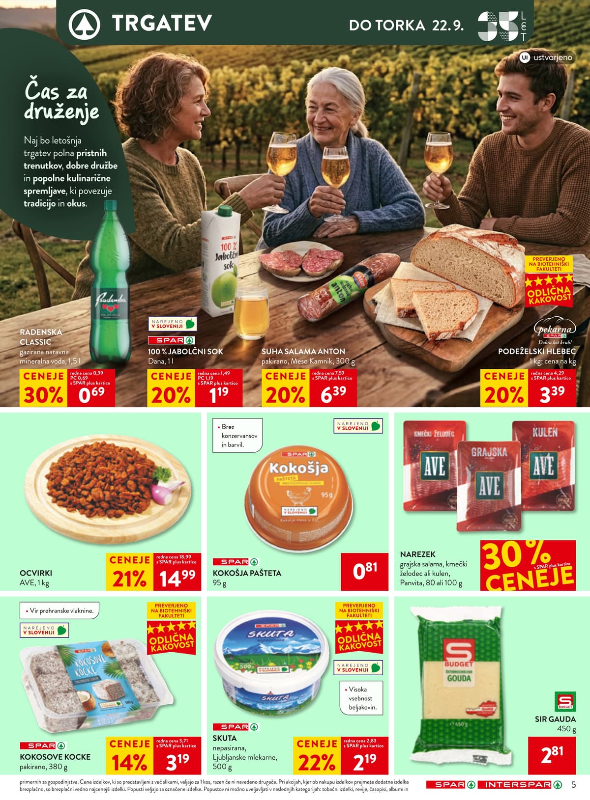 Stran 8. Spar kataloga - Akcijska Ponudba od 13.09.2026.