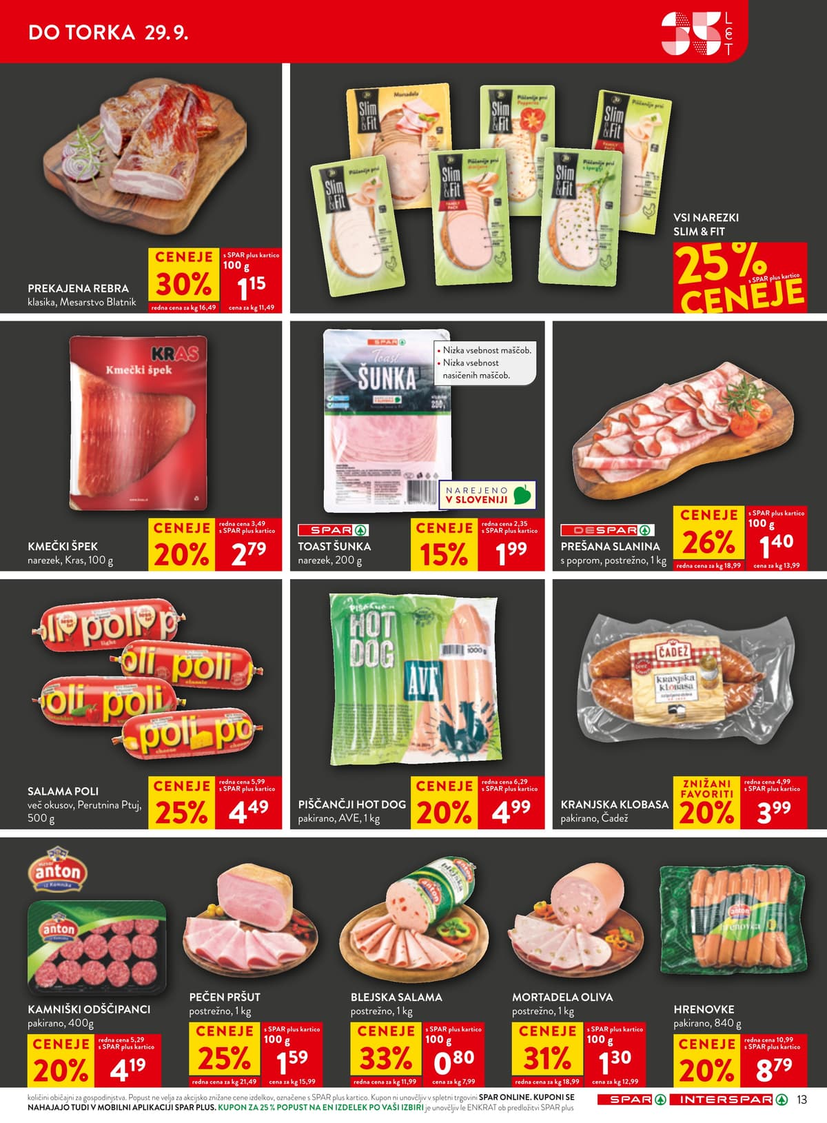 Stran 19. Spar kataloga - Akcijska Ponudba od 20.09.2026.