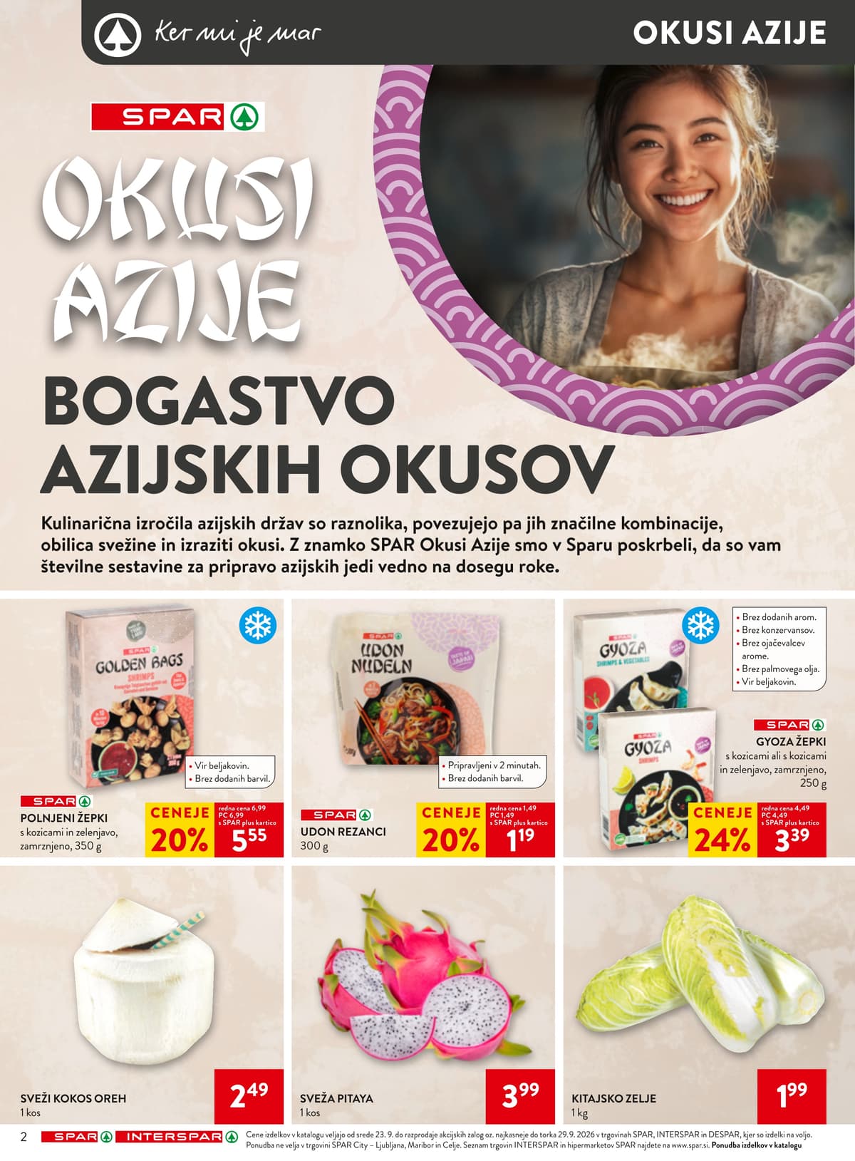 Stran 2. Spar kataloga - Akcijska Ponudba od 20.09.2026.