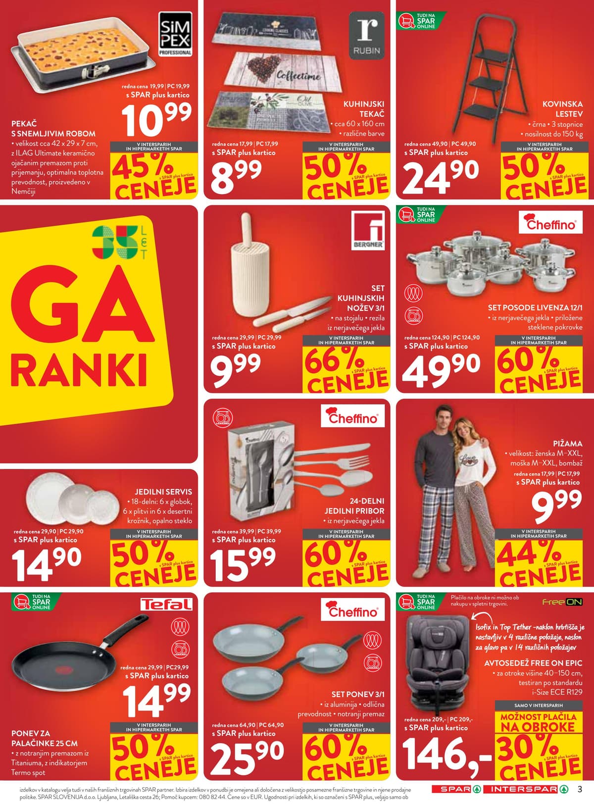Stran 3. Spar kataloga - Mega prihranki