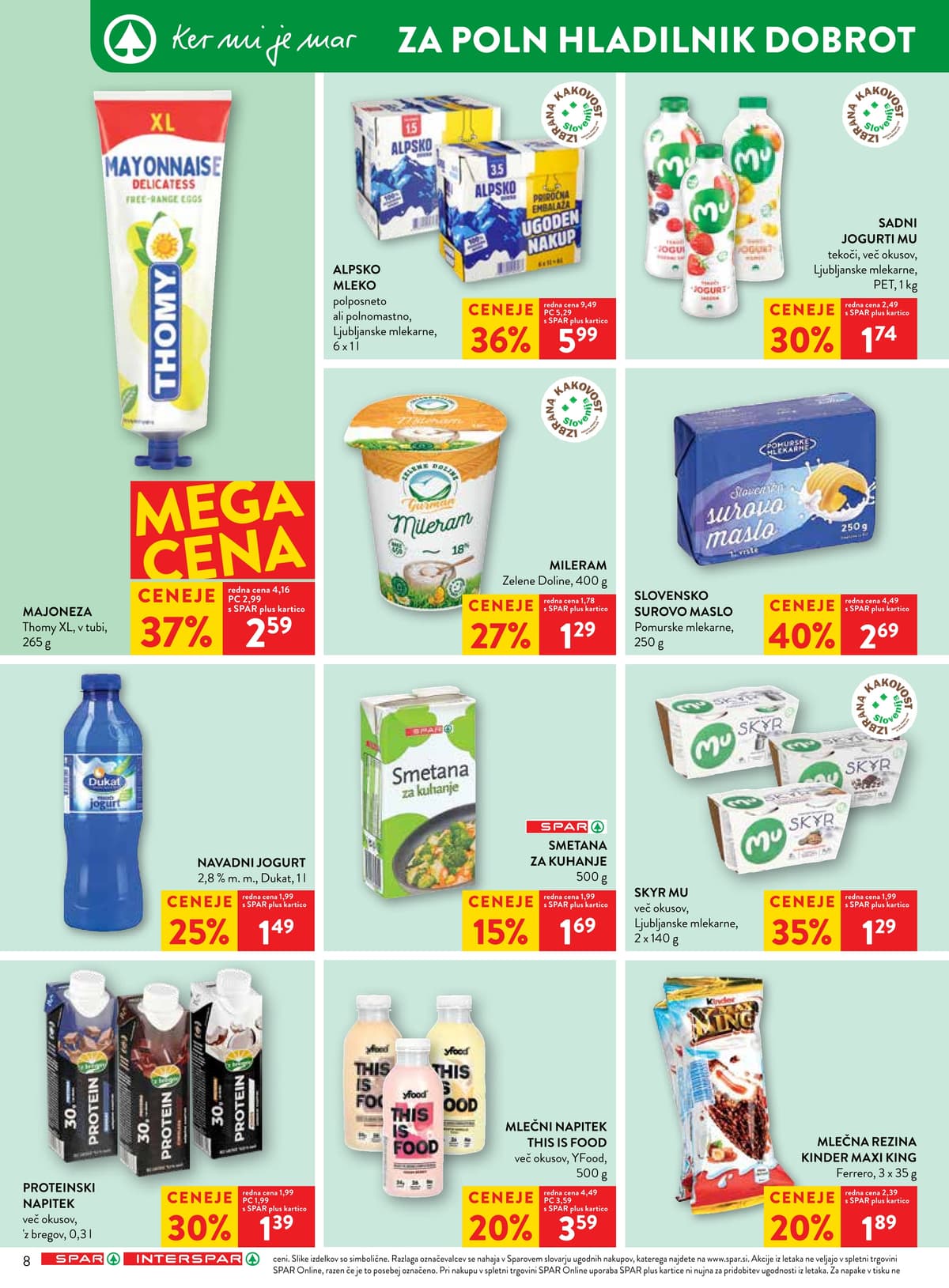 Stran 14. Spar kataloga - Akcijska Ponudba od 04.10.2026.