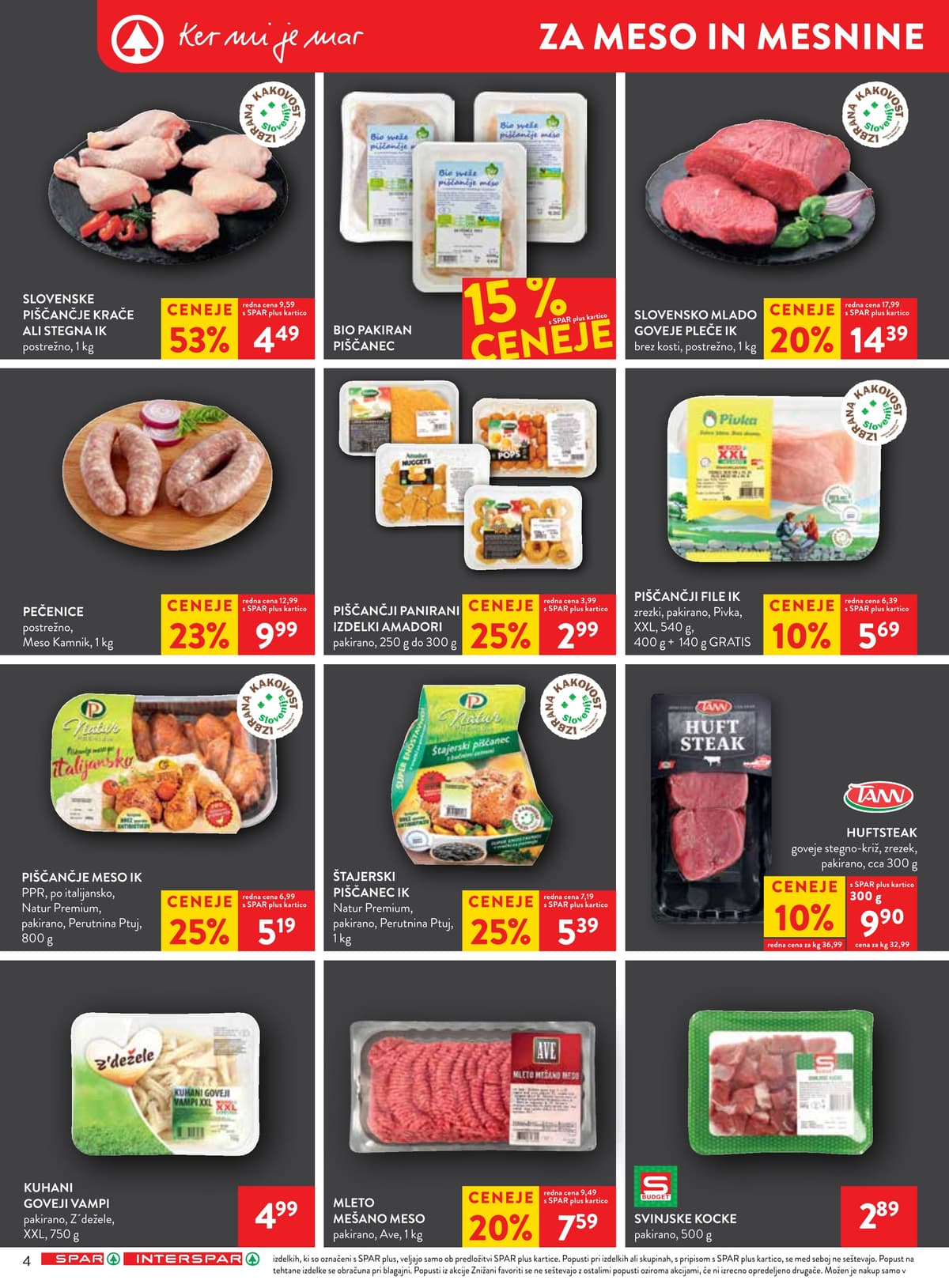Stran 6. Spar kataloga - Akcijska Ponudba od 04.10.2026.