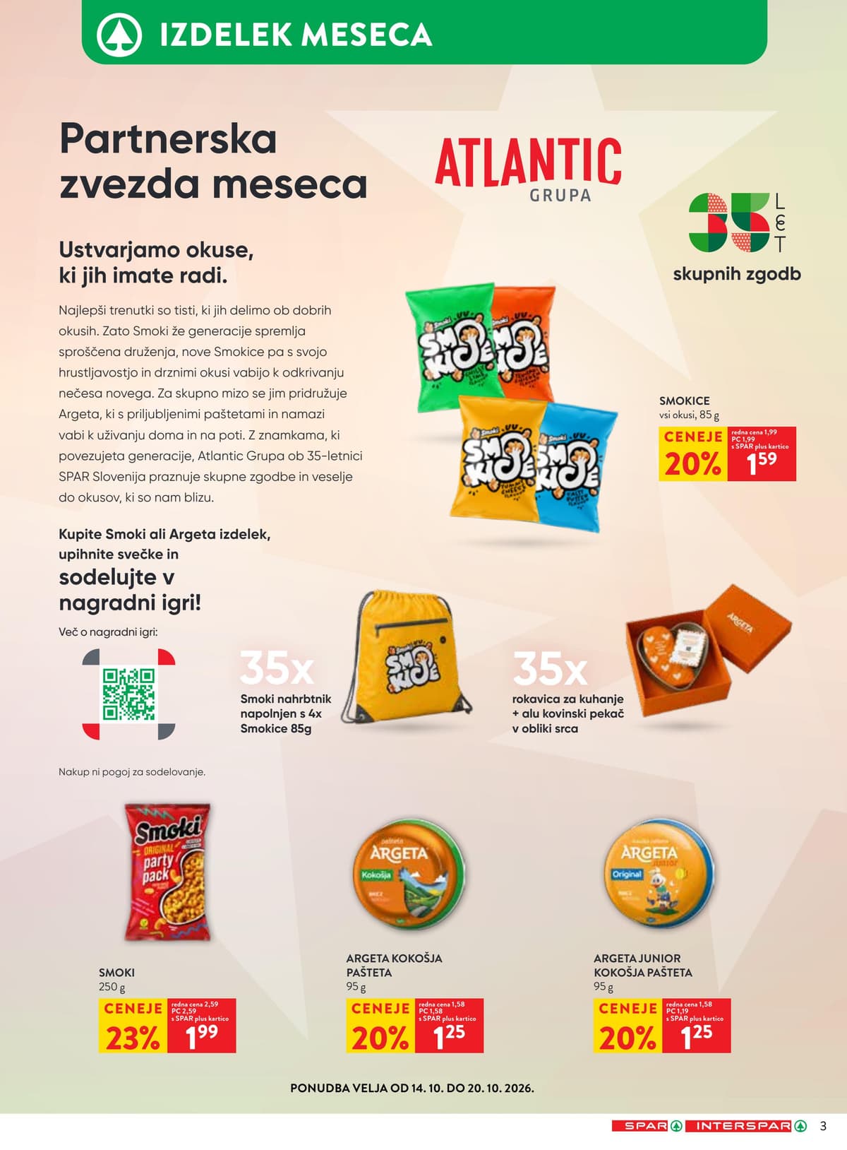 Stran 3. Spar kataloga - Akcijska Ponudba od 11.10.2026.
