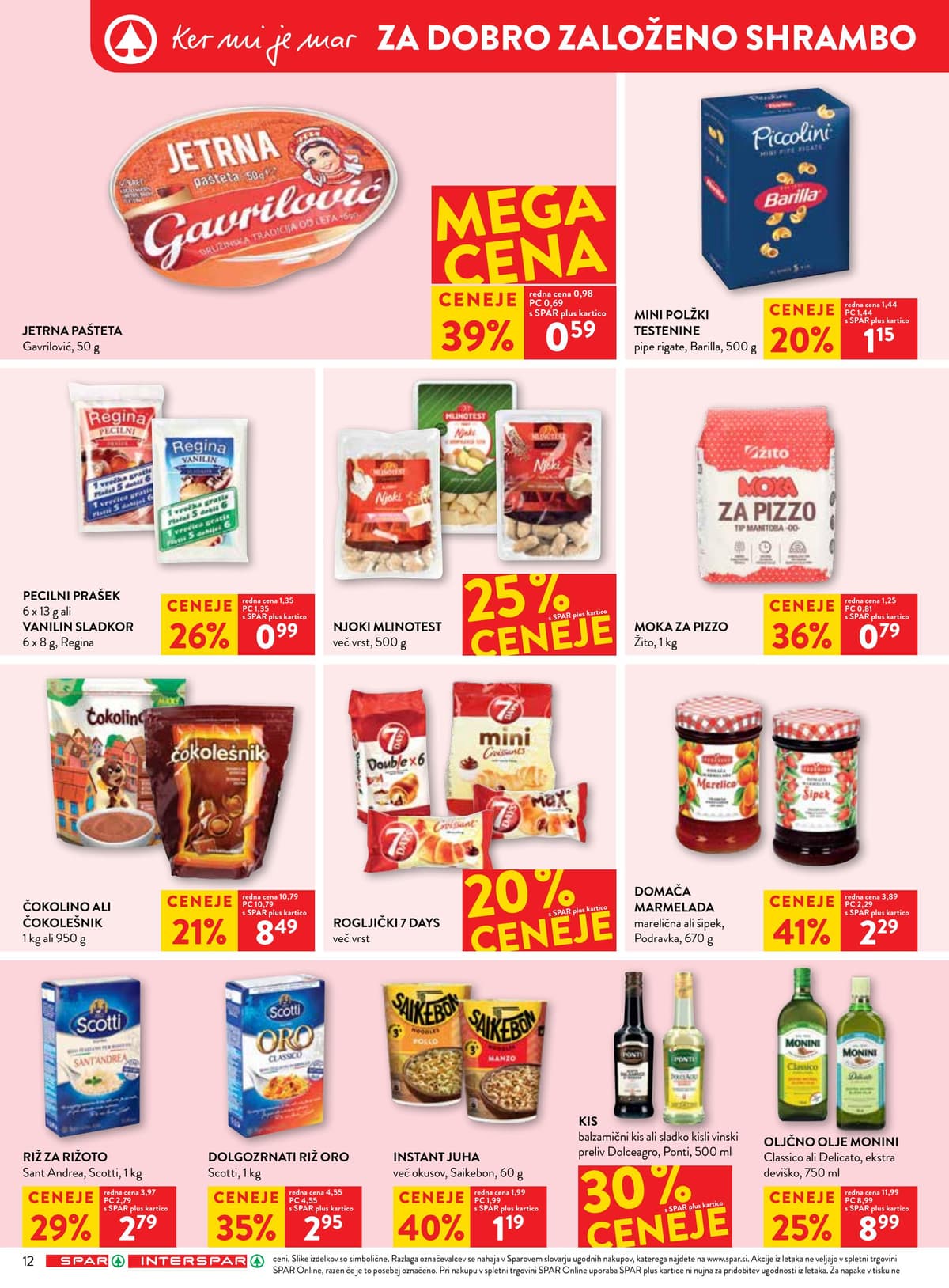 Stran 20. Spar kataloga - Akcijska Ponudba od 11.10.2026.