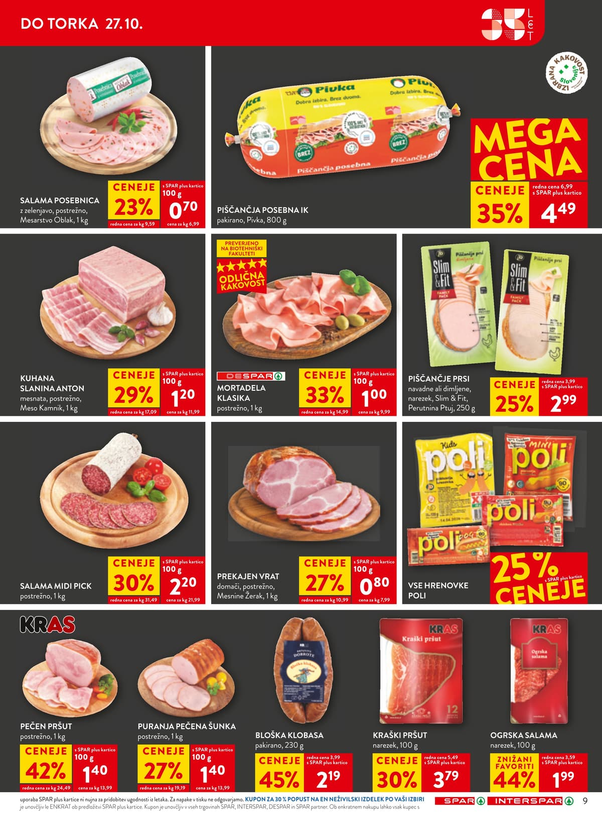 Stran 15. Spar kataloga - Akcijska ponudba od 18.10.2026.