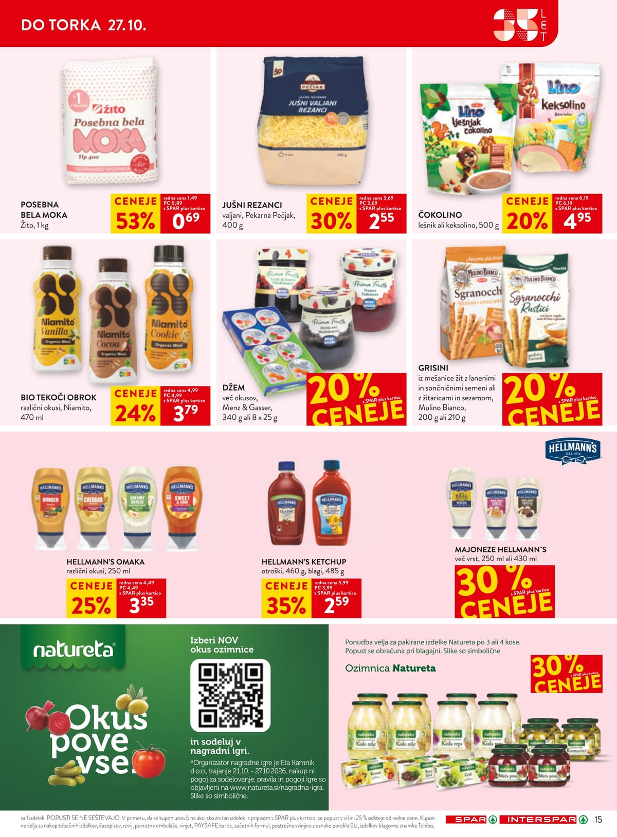 Stran 25. Spar kataloga - Akcijska ponudba od 18.10.2026.
