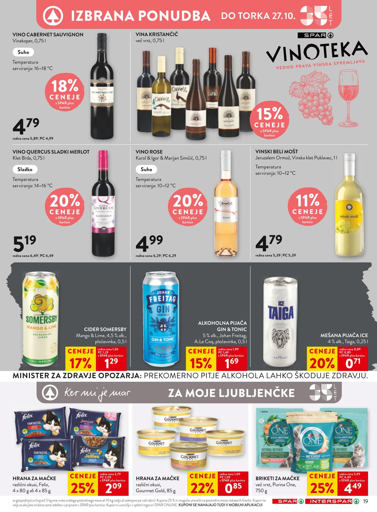 Stran 32. Spar kataloga - Akcijska ponudba od 18.10.2026.