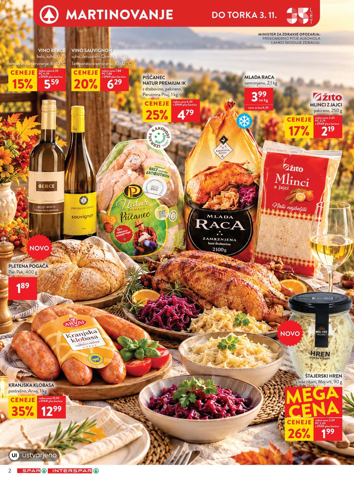 Stran 2. Spar kataloga - Akcijska Ponudba od 25.10.2026.