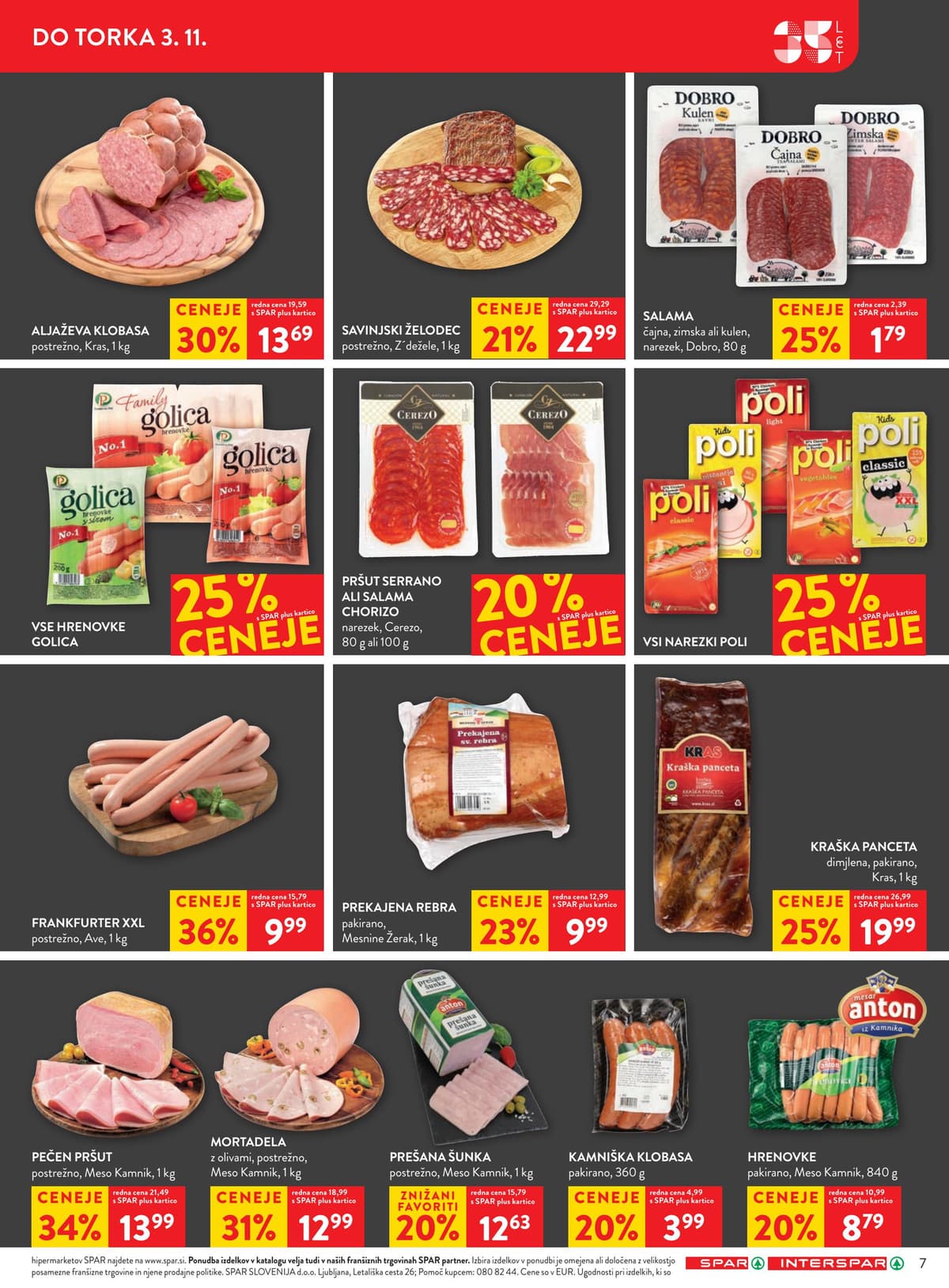 Stran 10. Spar kataloga - Akcijska Ponudba od 25.10.2026.