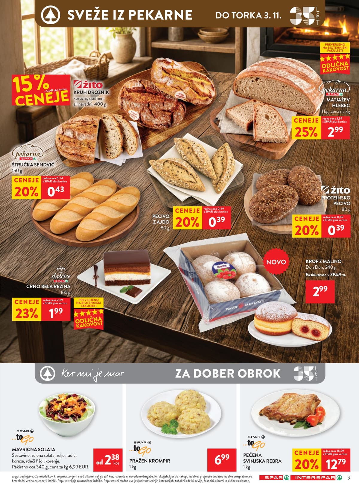 Stran 18. Spar kataloga - Akcijska Ponudba od 25.10.2026.