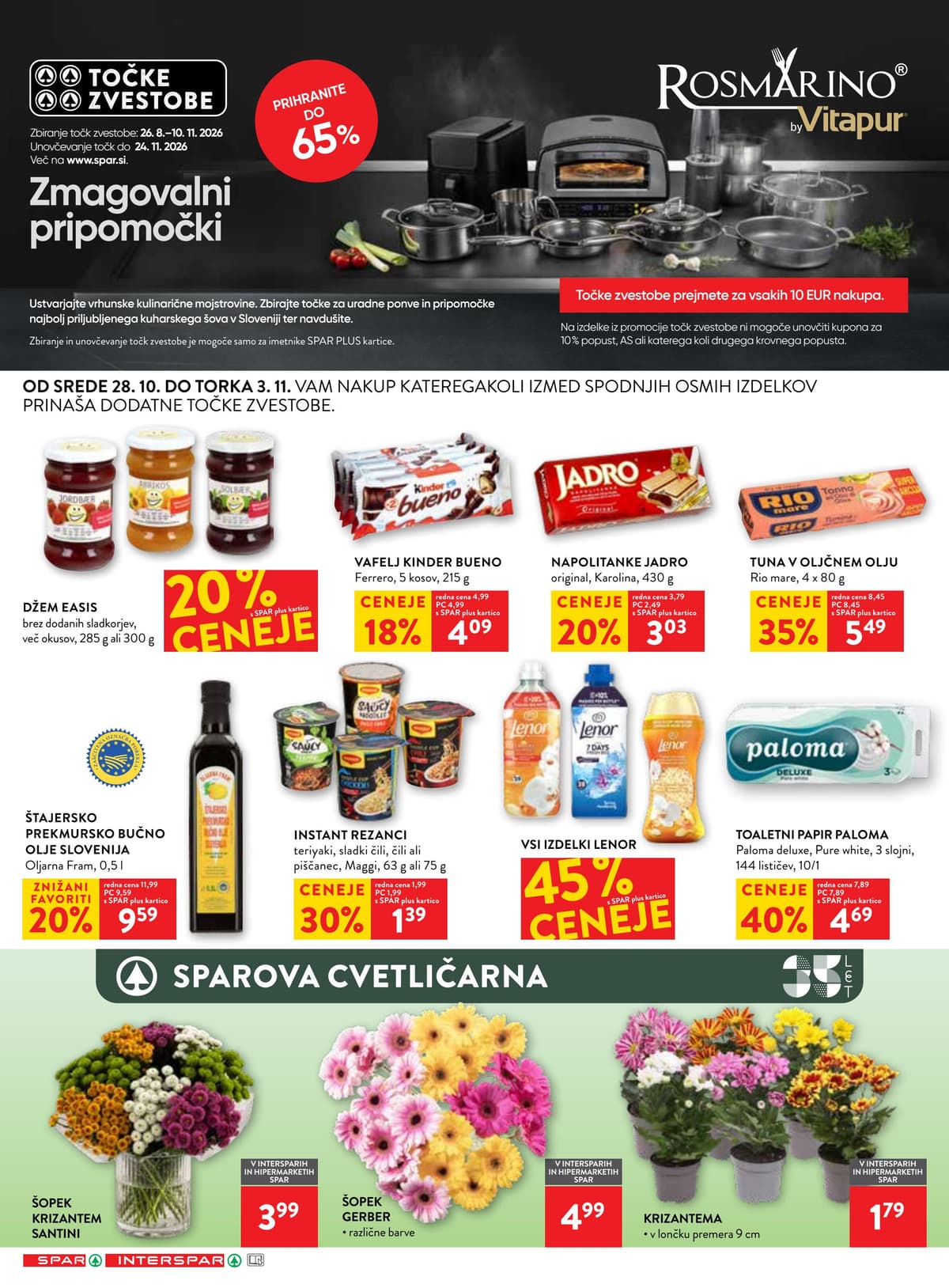 Stran 30. Spar kataloga - Akcijska Ponudba od 25.10.2026.