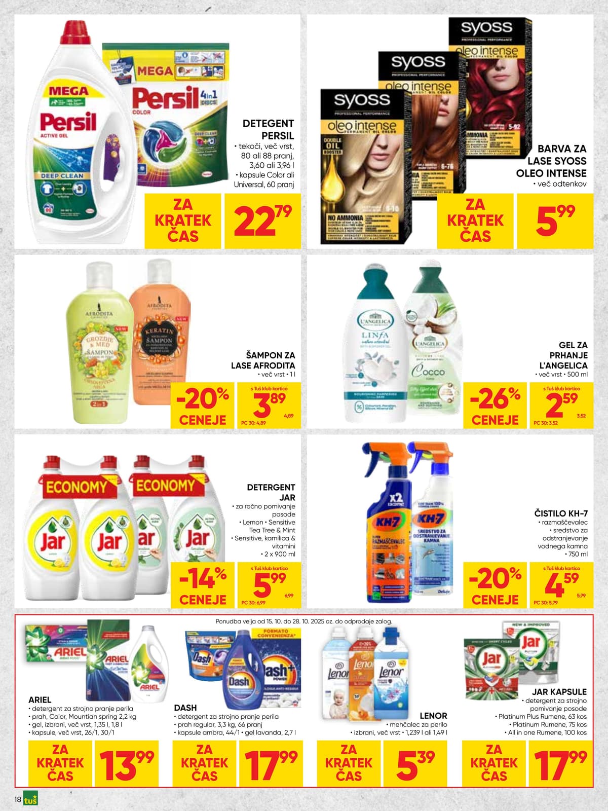Stran 18. Tuš kataloga - Akcijska ponudba od 01.03.2026.