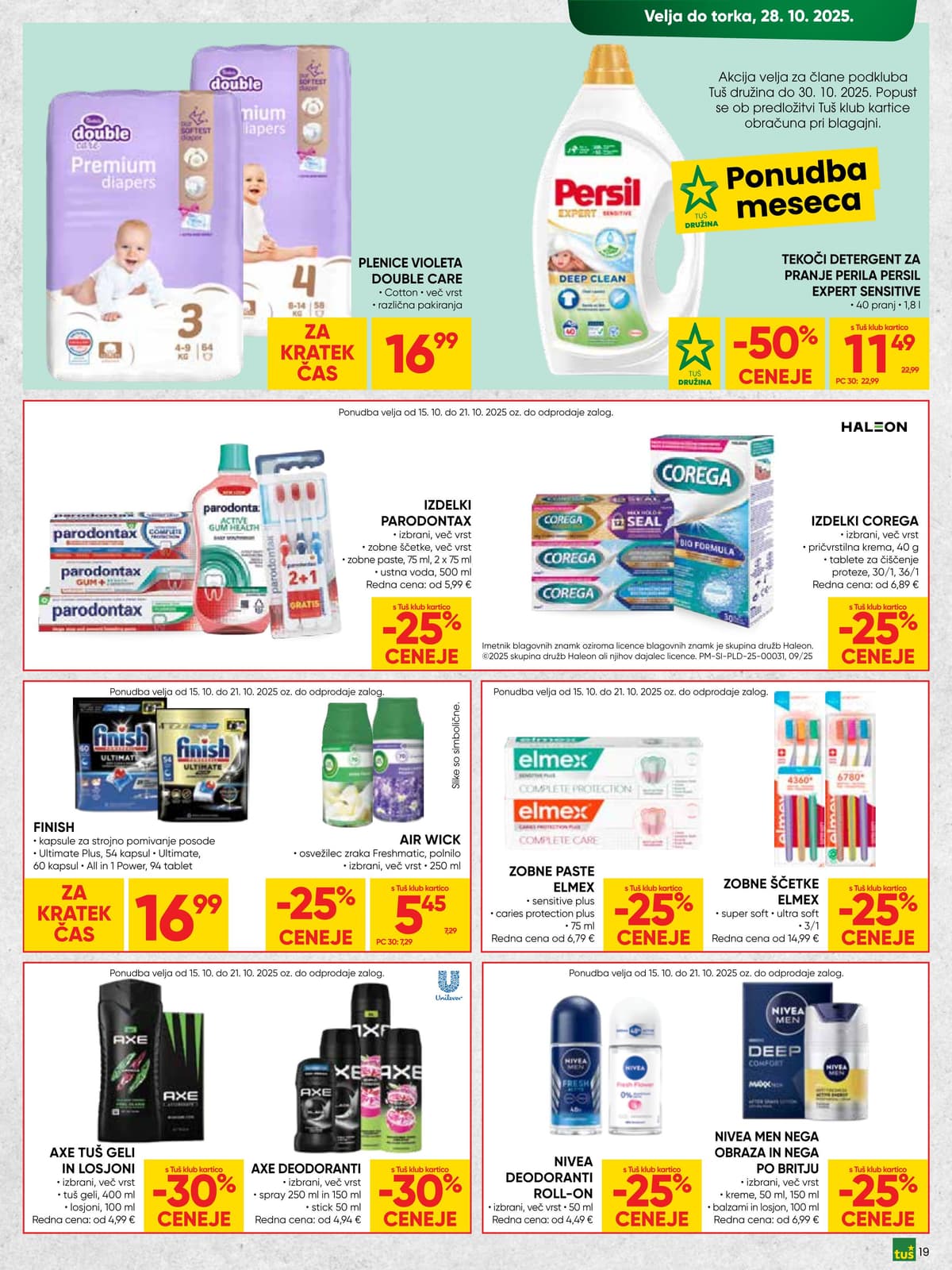 Stran 19. Tuš kataloga - Akcijska ponudba od 01.03.2026.