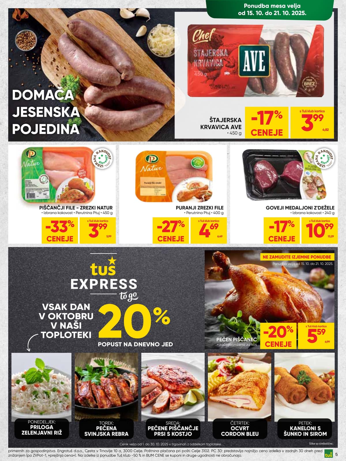 Stran 5. Tuš kataloga - Akcijska ponudba