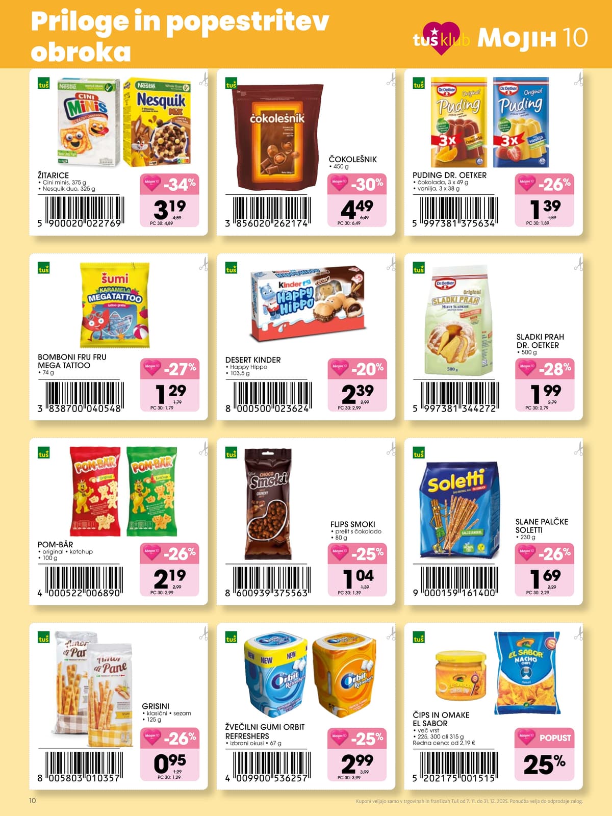 Stran 10. Tuš kataloga - Mojih 10 od 03.03.2026.