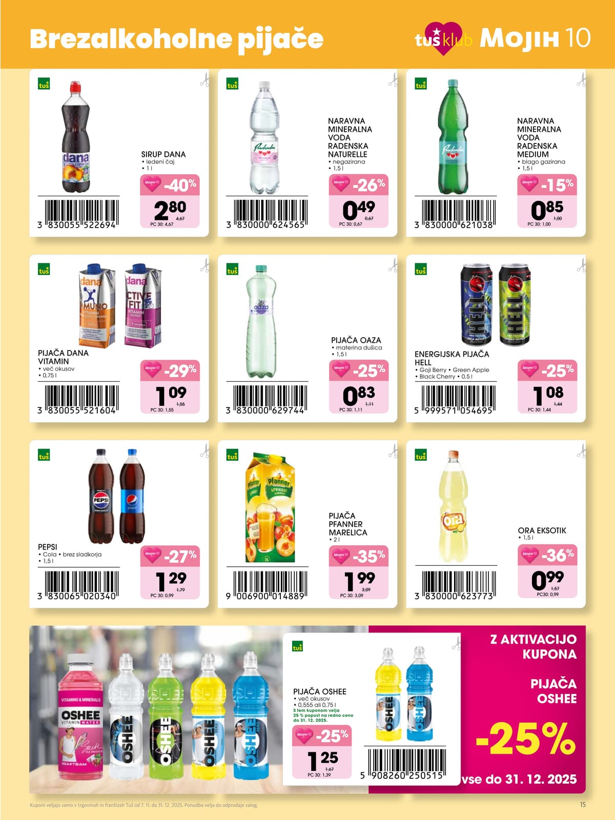 Stran 15. Tuš kataloga - Mojih 10 od 03.03.2026.