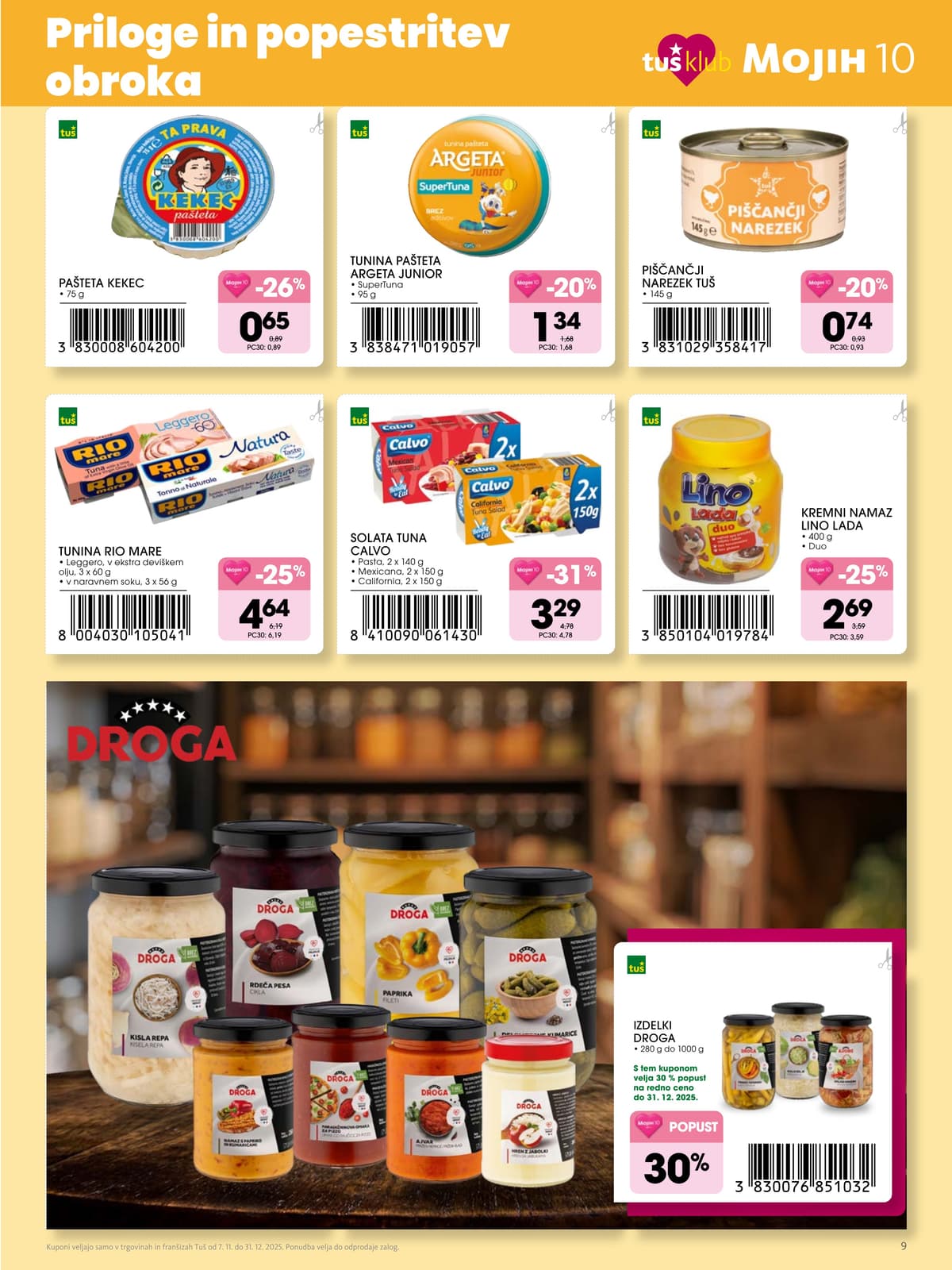 Stran 9. Tuš kataloga - Mojih 10 od 03.03.2026.