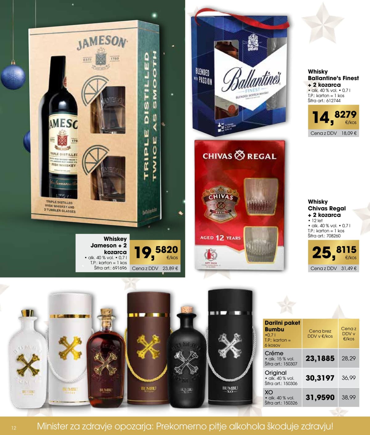 Stran 12. Tuš kataloga - Praznični katalog