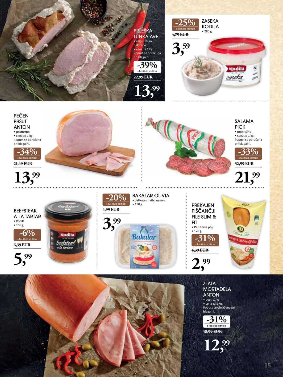 Stran 15. Tuš kataloga - Okusi praznikov