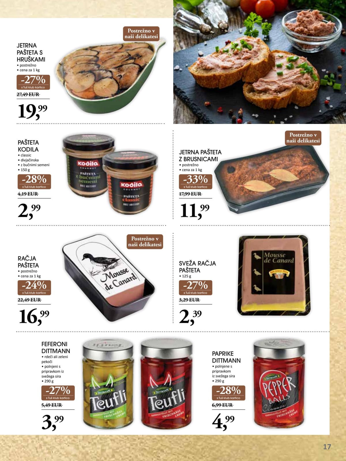 Stran 17. Tuš kataloga - Okusi praznikov od 03.03.2026.