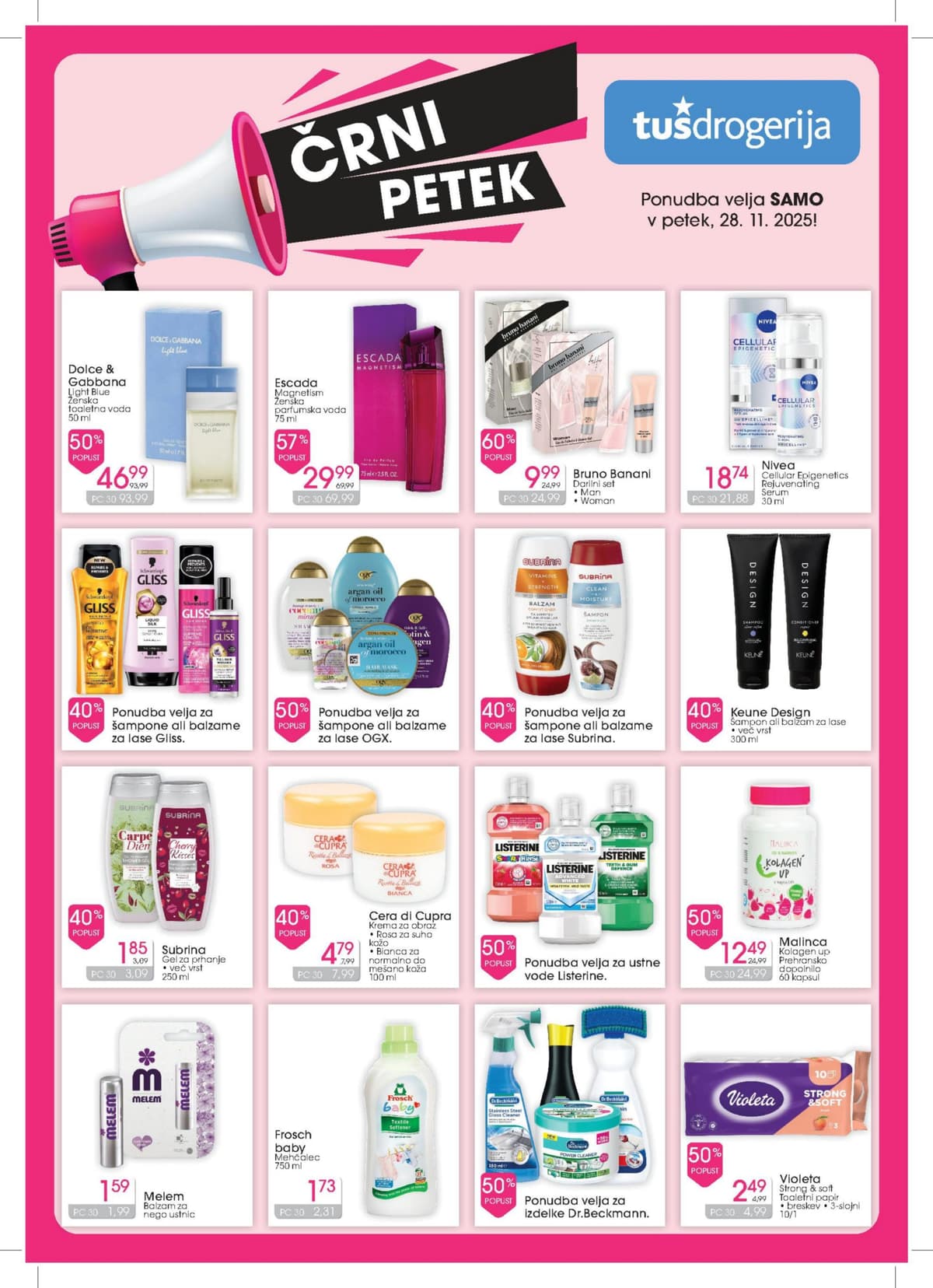 Stran 2. Tuš kataloga - Drogerija Črni Petek od 03.03.2026.