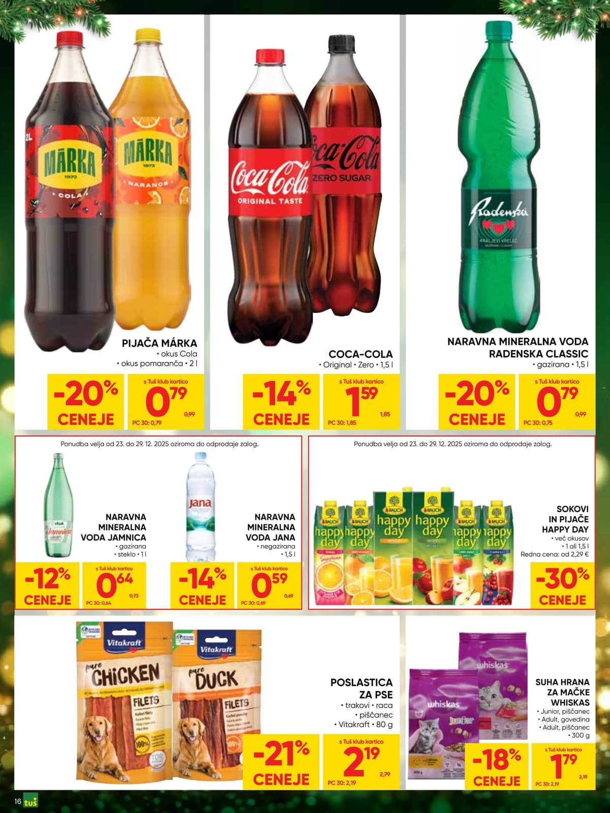 Stran 16. Tuš kataloga - Praznični prihranki od 03.03.2026.