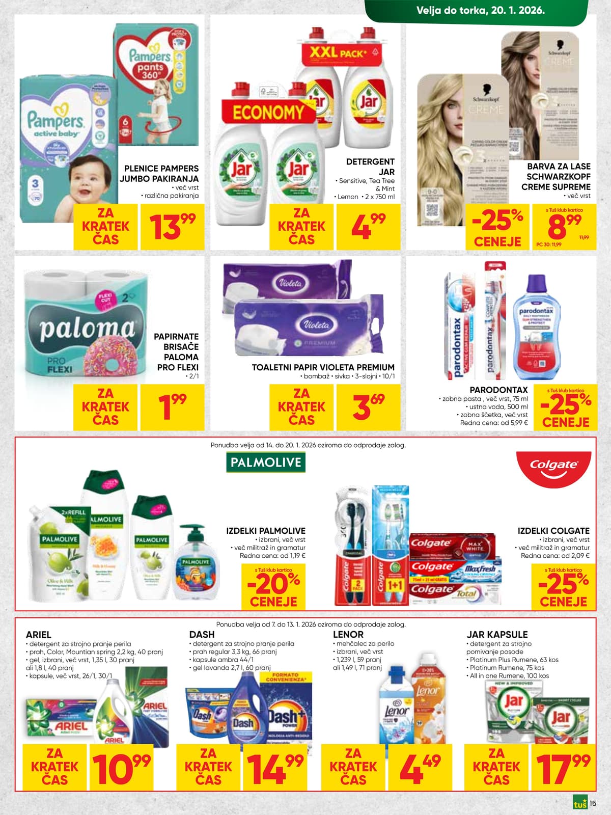 Stran 15. Tuš kataloga - Akcijska ponudba od 25.02.2026.
