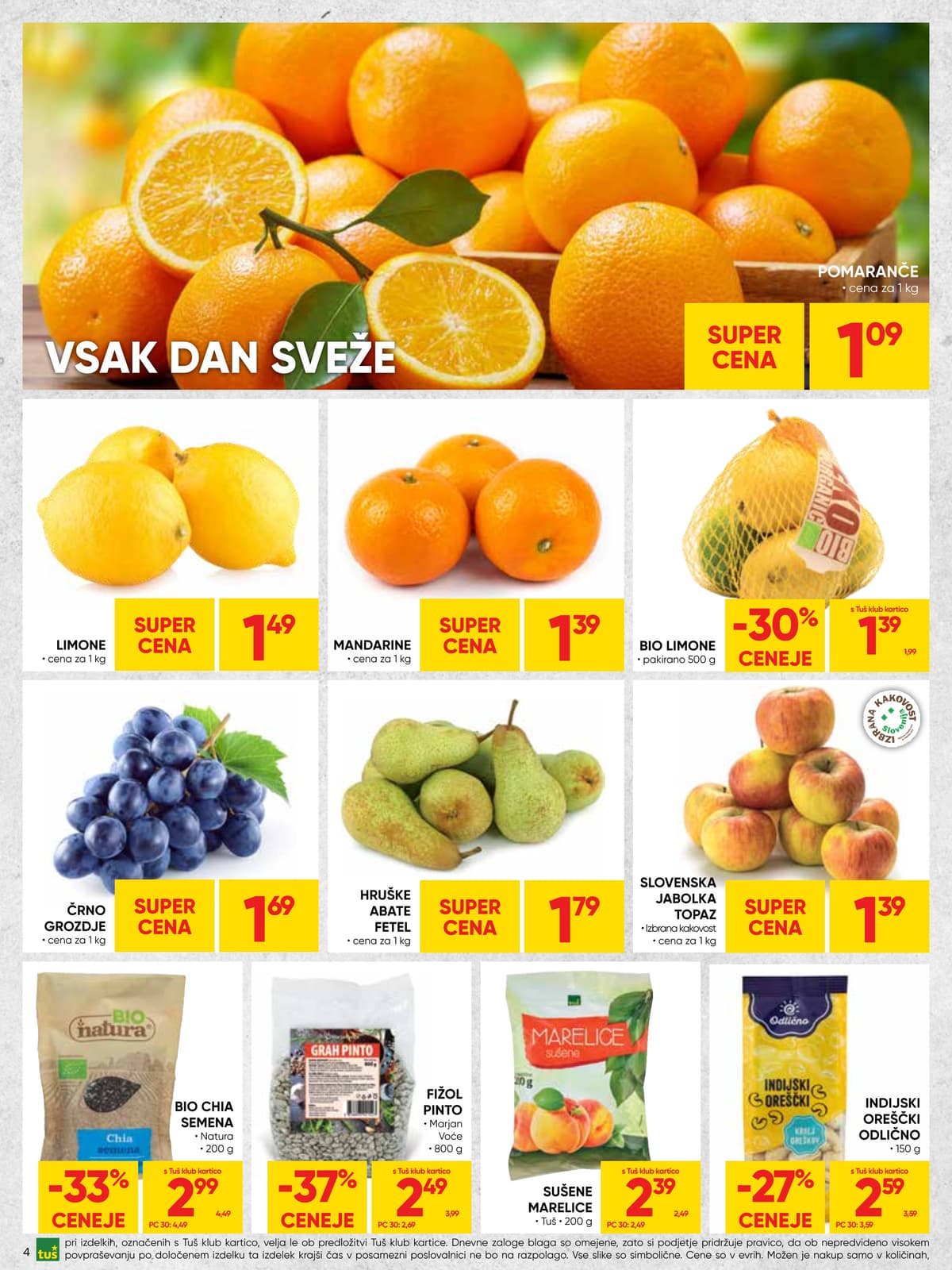 Stran 4. Tuš kataloga - Akcija