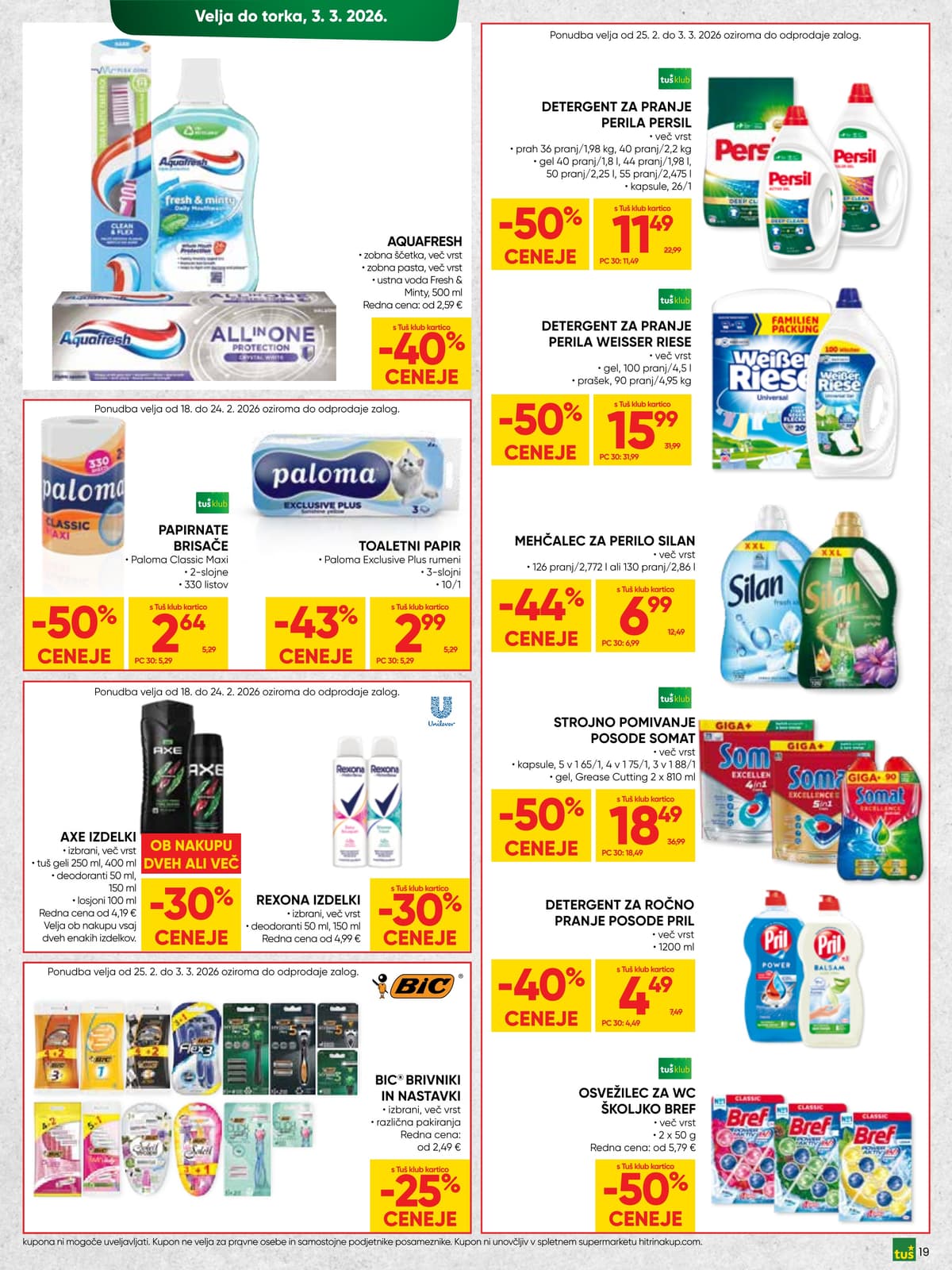 Stran 19. Tuš kataloga - Akcijska Ponudba od 17.02.2026.