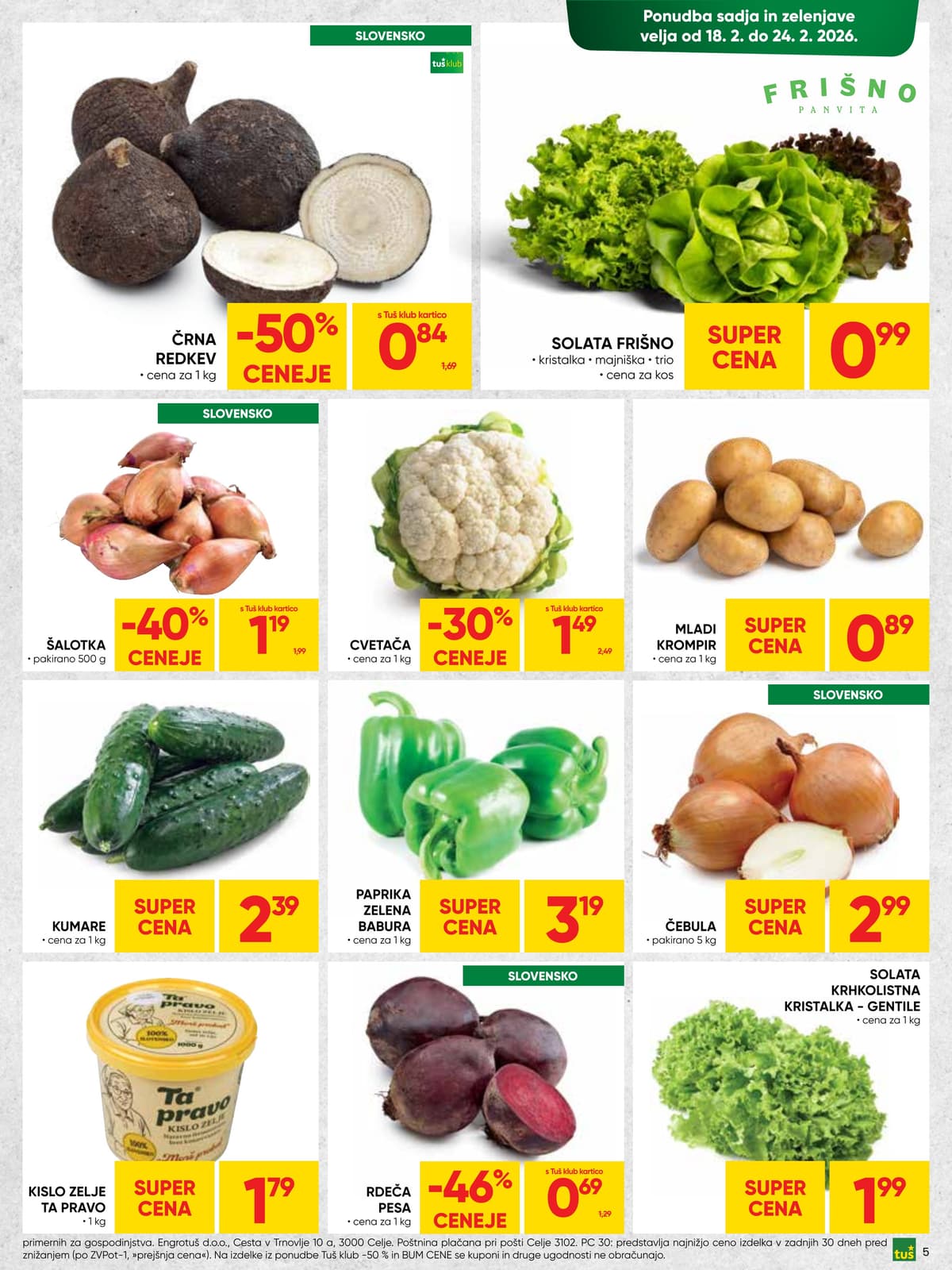Stran 5. Tuš kataloga - Akcijska Ponudba