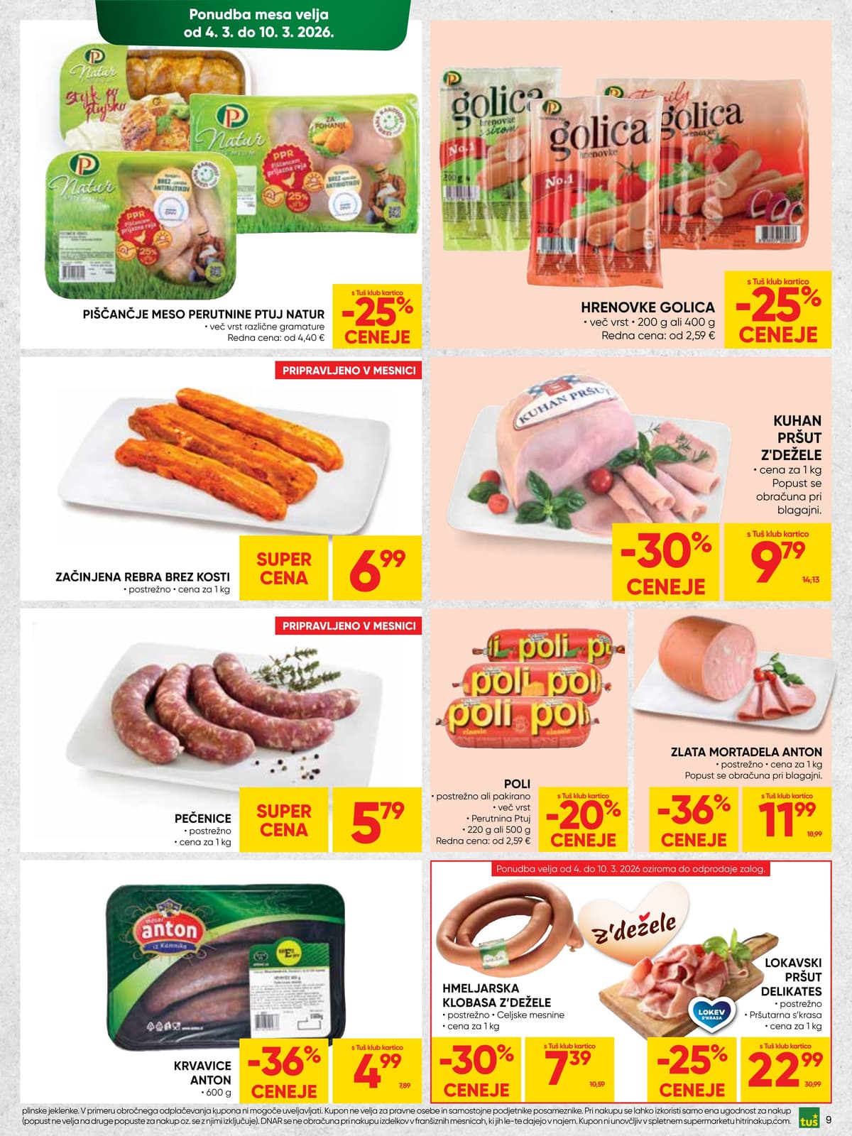 Stran 9. Tuš kataloga - Akcijska Ponudba