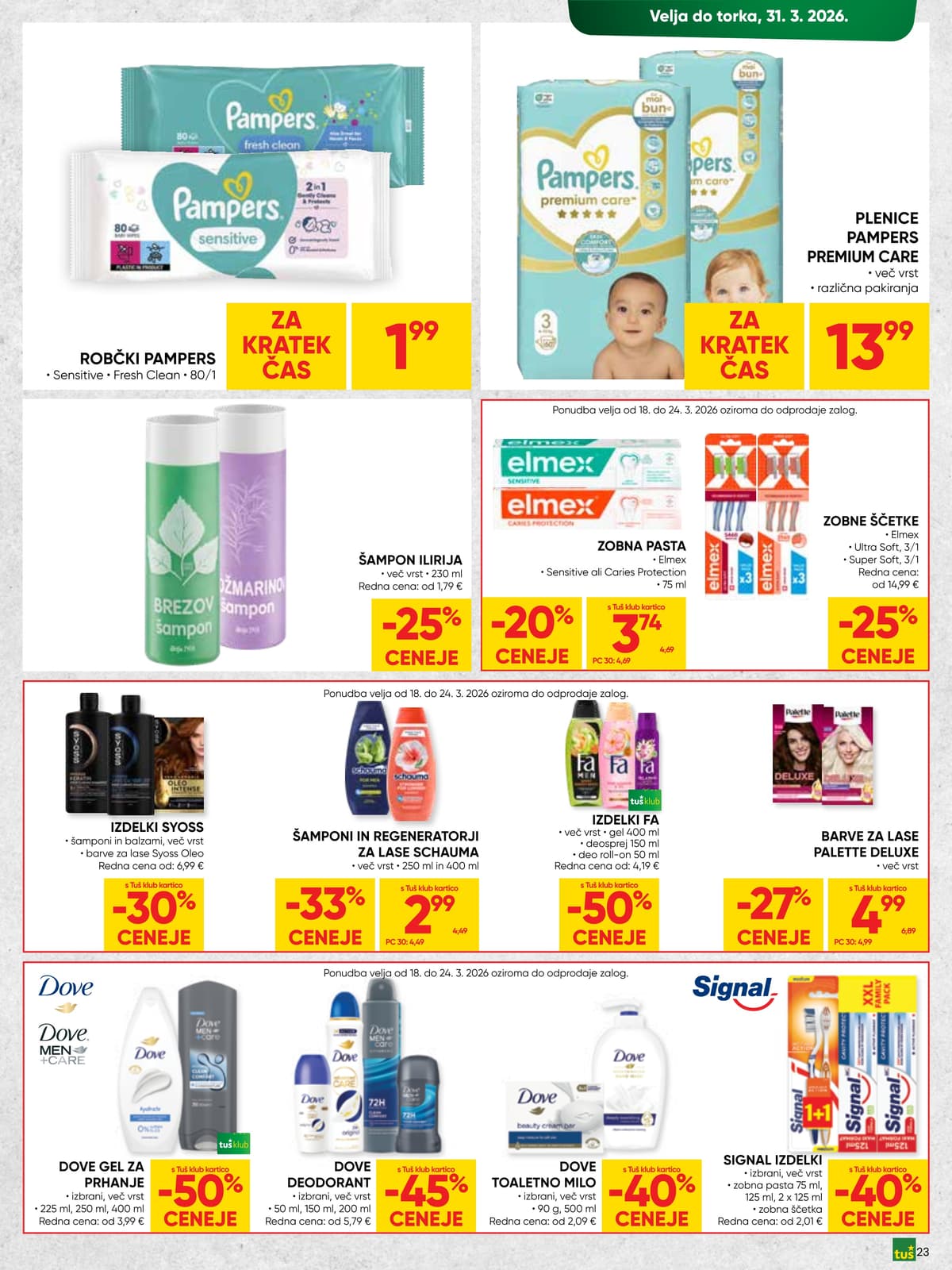 Stran 23. Tuš kataloga - Akcijska Ponudba