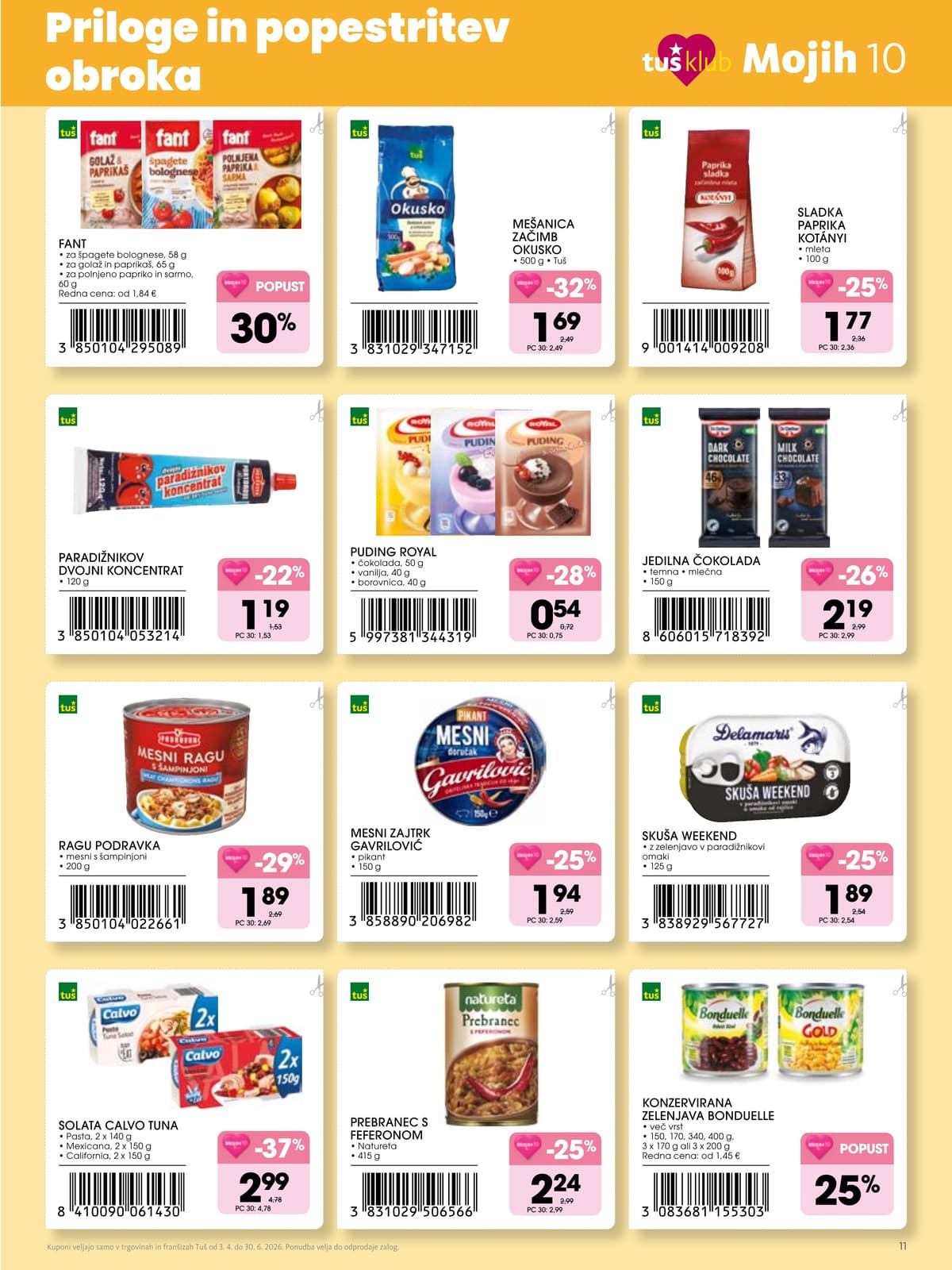 Stran 11. Tuš kataloga - Mojih 10