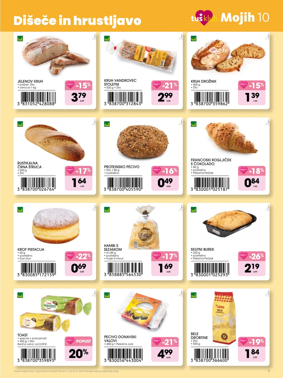 Stran 3. Tuš kataloga - Mojih 10