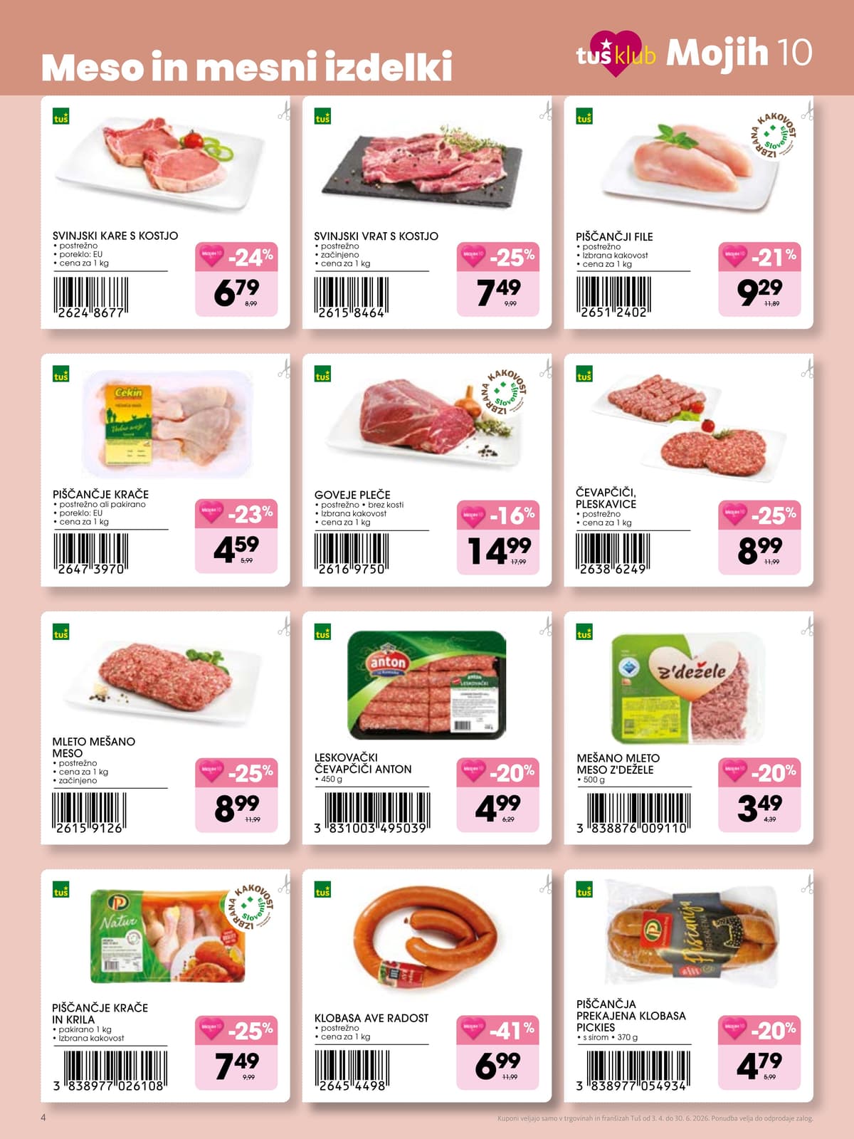 Stran 4. Tuš kataloga - Mojih 10