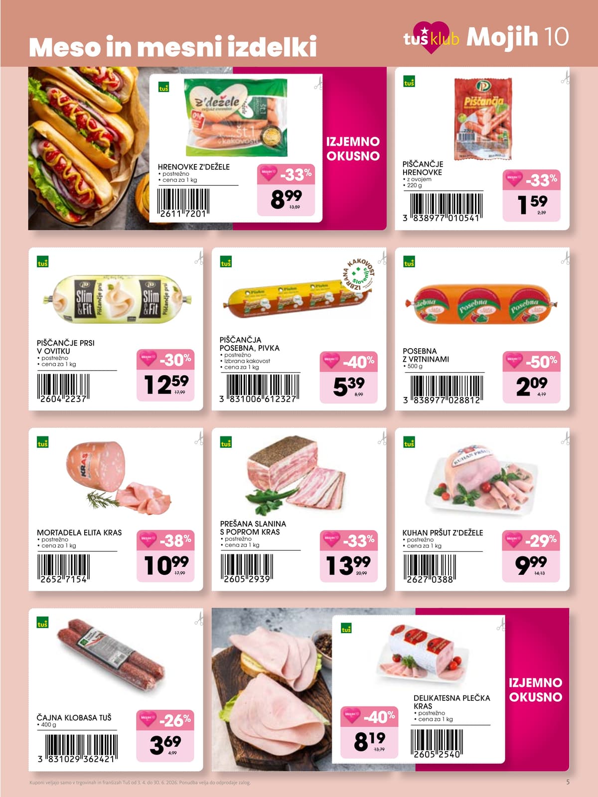 Stran 5. Tuš kataloga - Mojih 10