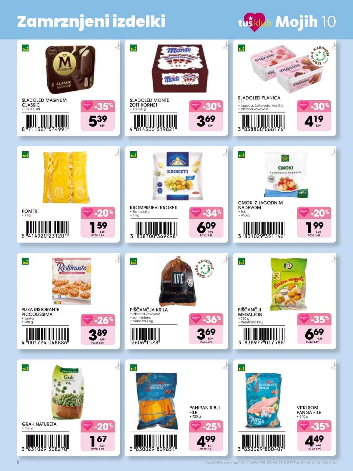 Stran 8. Tuš kataloga - Mojih 10